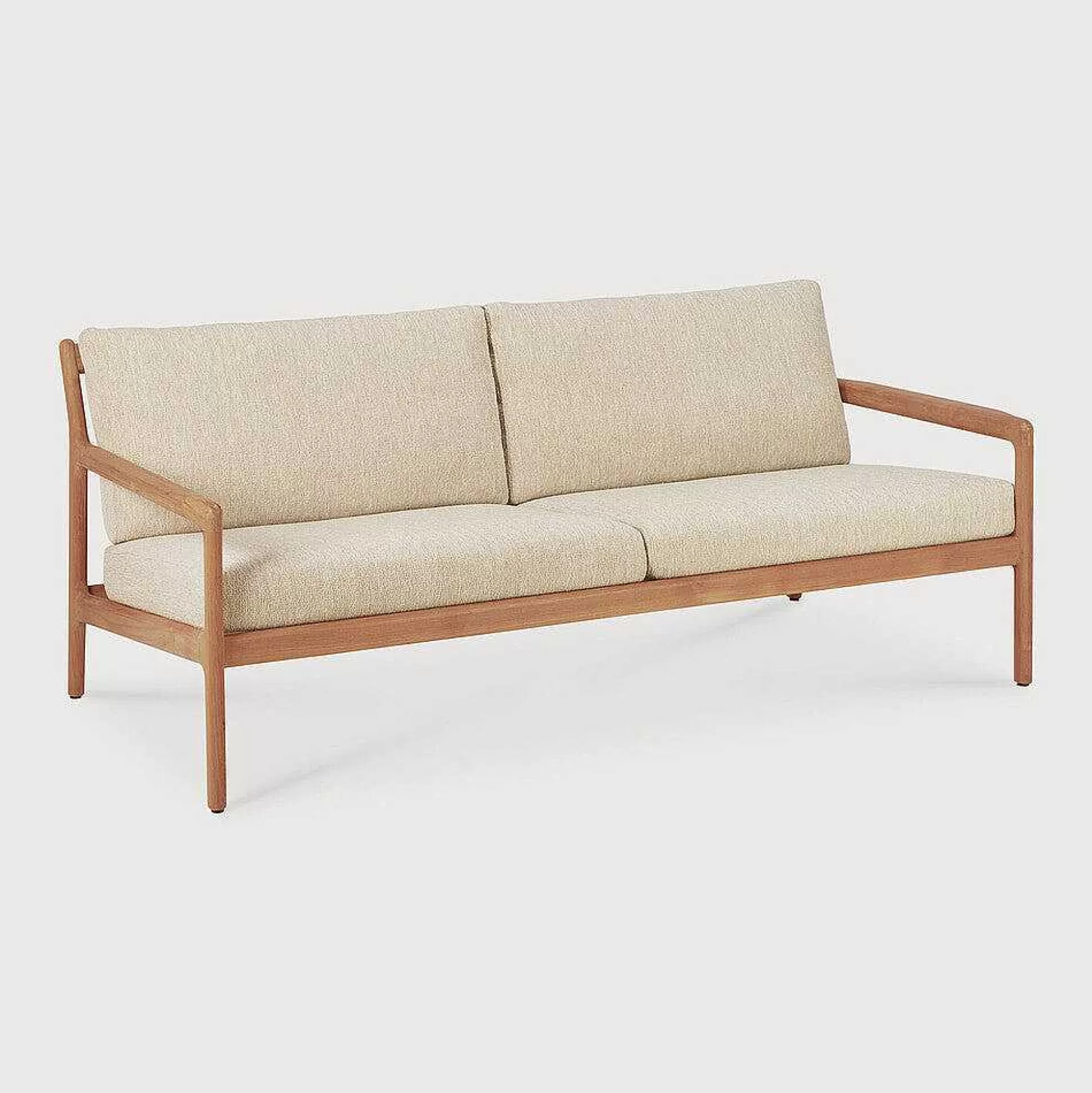 Be Home Outdoor Lounge Furniture<Jack Solid Teak Outdoor 2 Seater Sofa, Natural Fabric