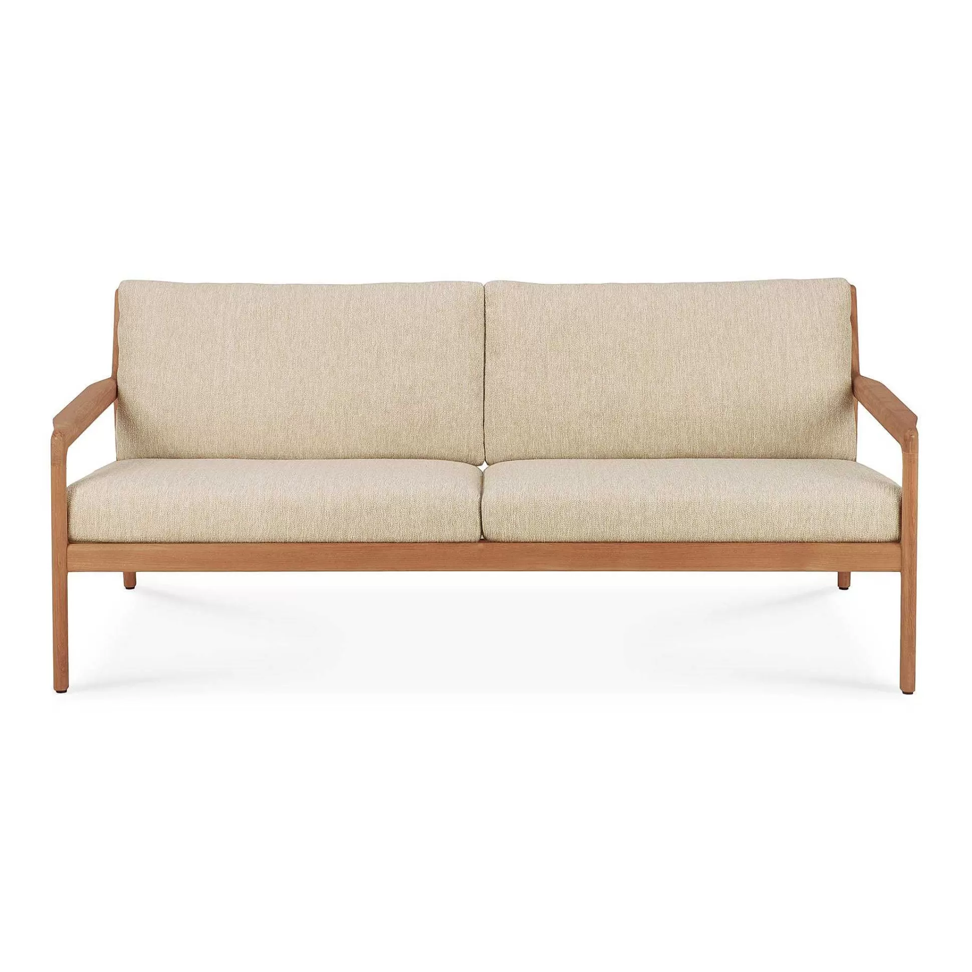 Be Home Outdoor Lounge Furniture<Jack Solid Teak Outdoor 2 Seater Sofa, Natural Fabric