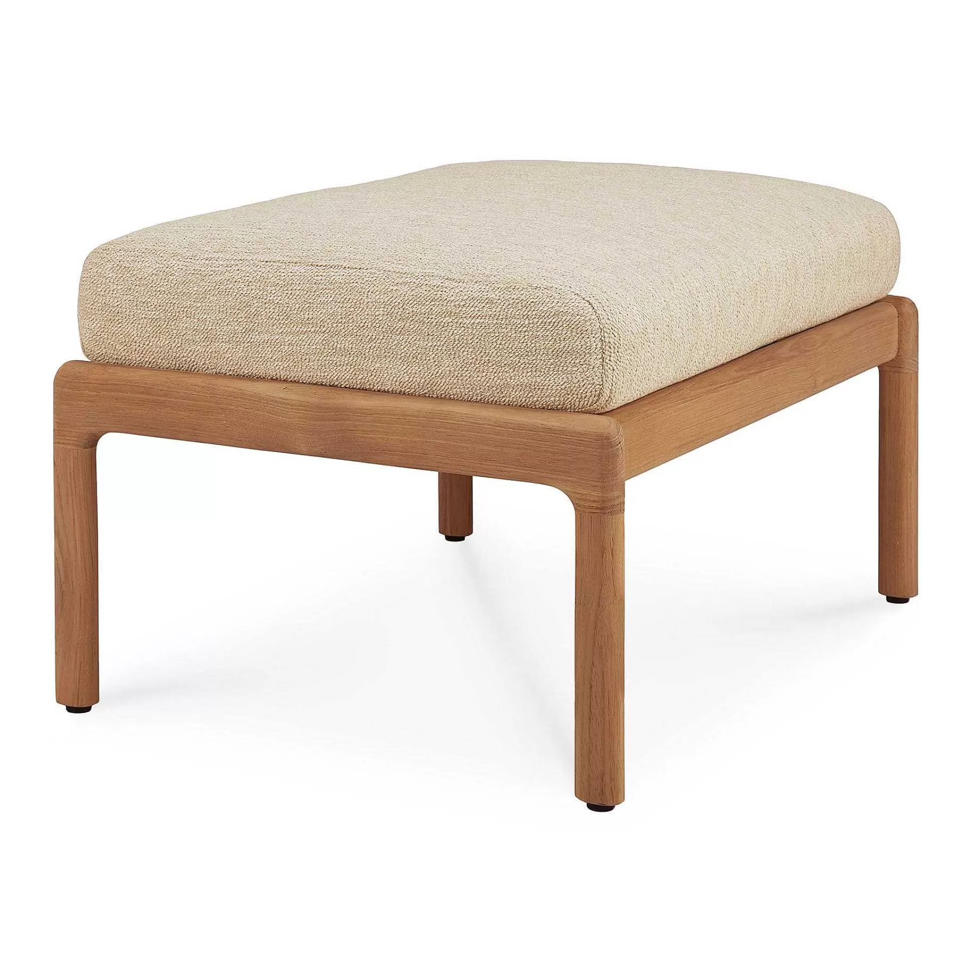 Be Home Outdoor Lounge Furniture<Jack Solid Teak Outdoor Footstool, Natural