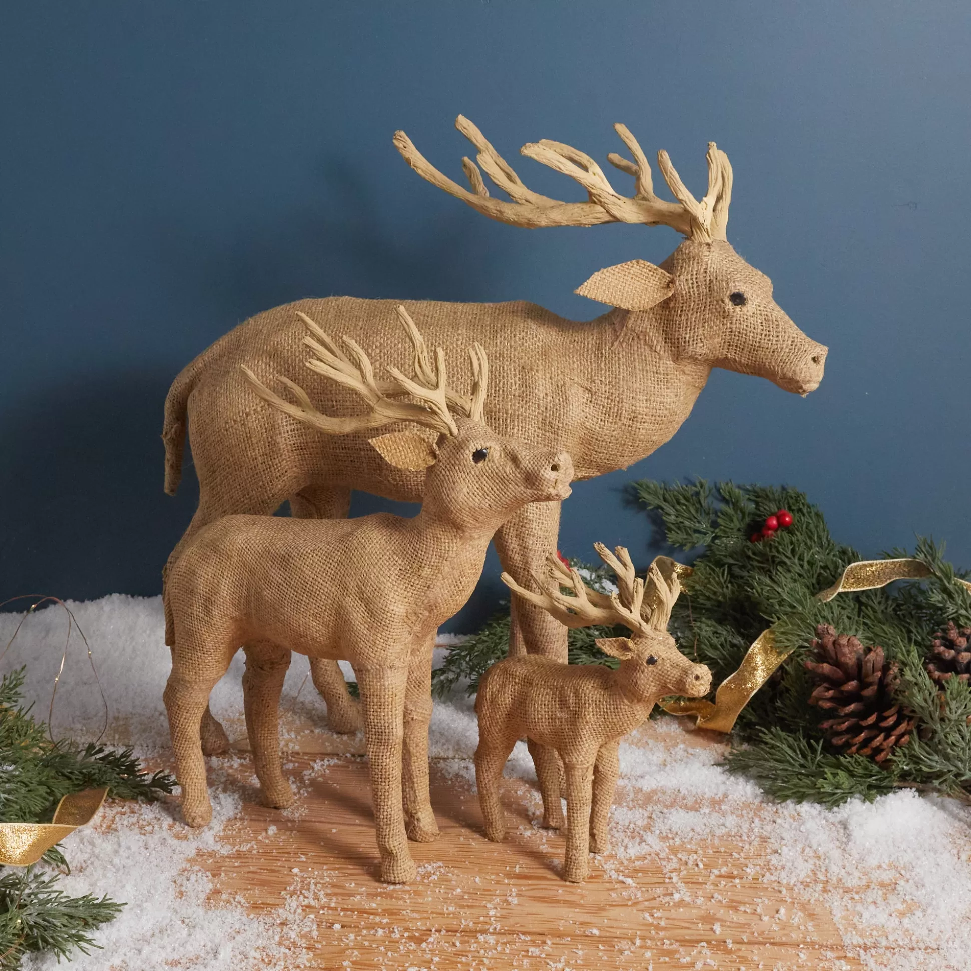 Jute Reindeer, Large^Be Home Store