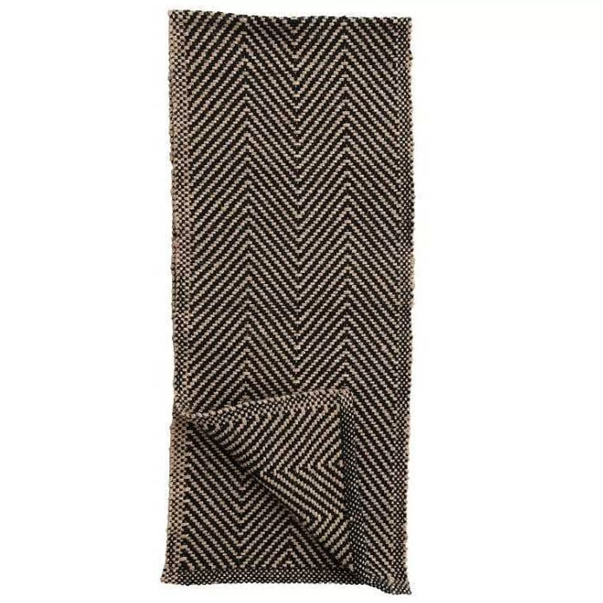 Be Home Table Linens<Jute & Cotton Table Runner with Chevron Pattern