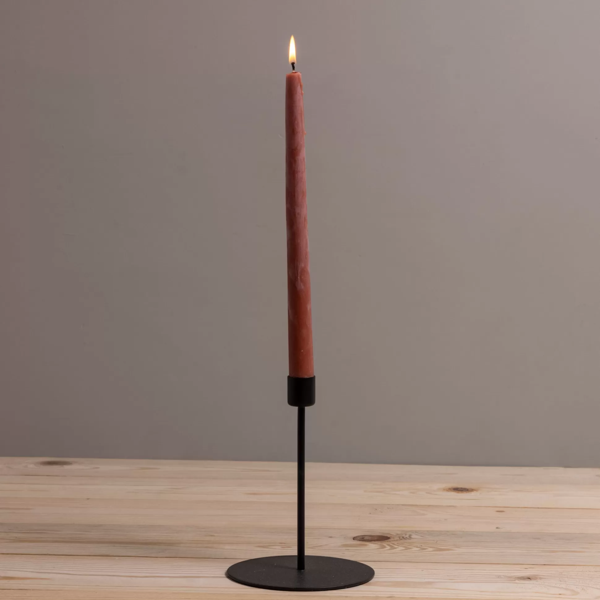 Kent Black Taper Candle Holder, Tall^Be Home Online