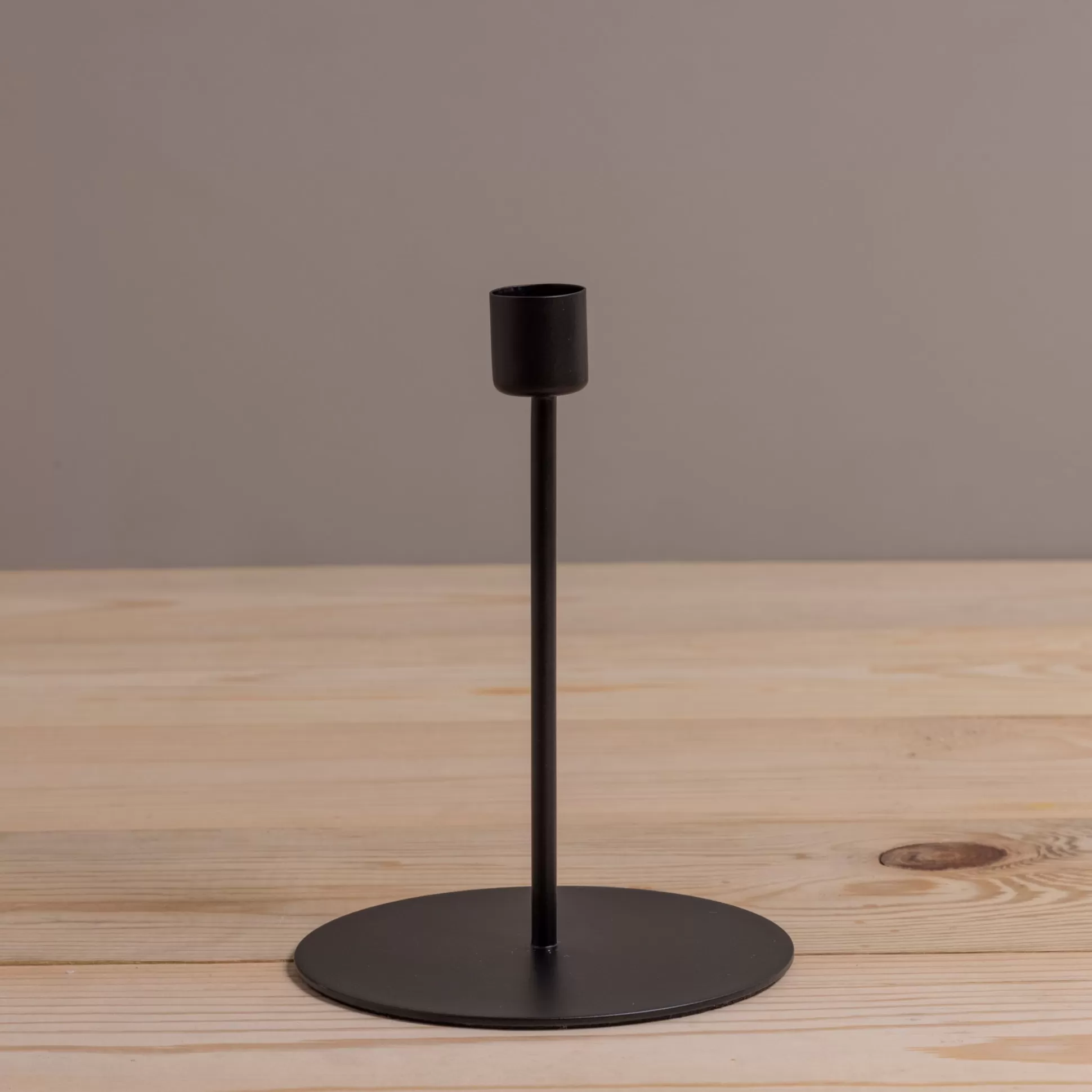 Kent Black Taper Candle Holder, Tall^Be Home Online