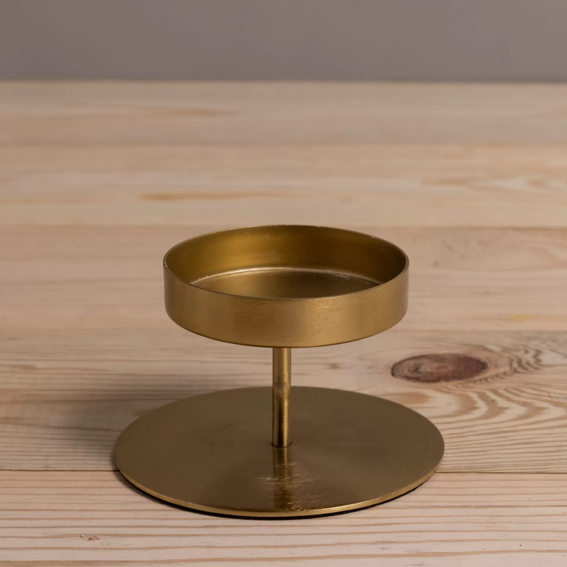 Kent Gold Pillar Candle Holder, Short^Be Home Hot