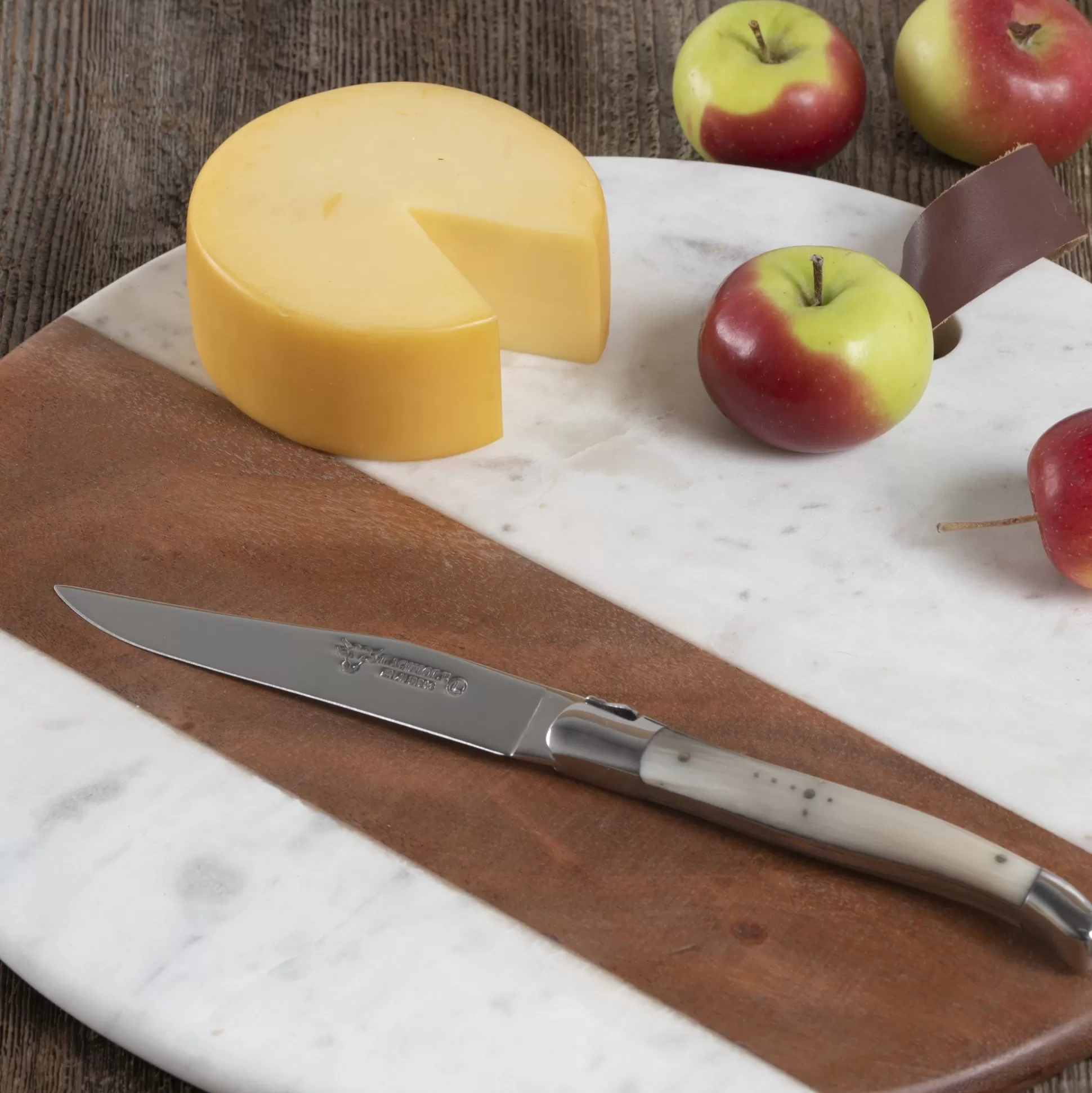 Laguiole en Aubrac Handcrafted Steak Knives, Set of 4, Solid Horn^Be Home Cheap
