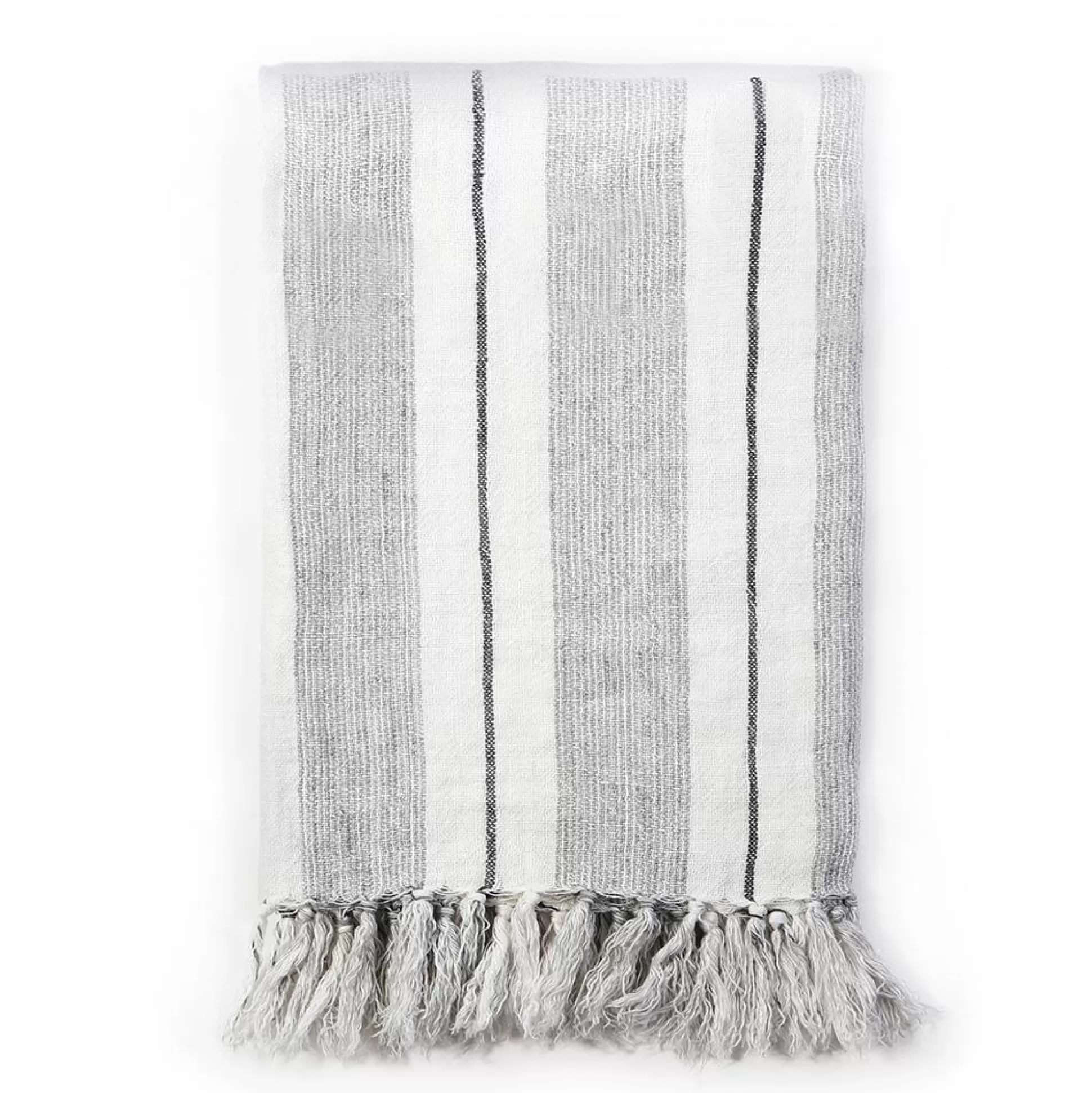 Laguna Blanket, Queen, Grey & Charcoal^Be Home Shop