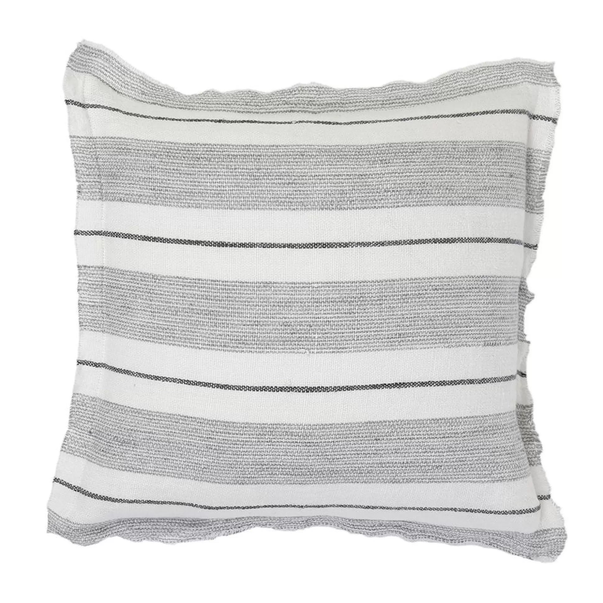 Laguna Square Pillow, Grey & Charcoal^Be Home Shop