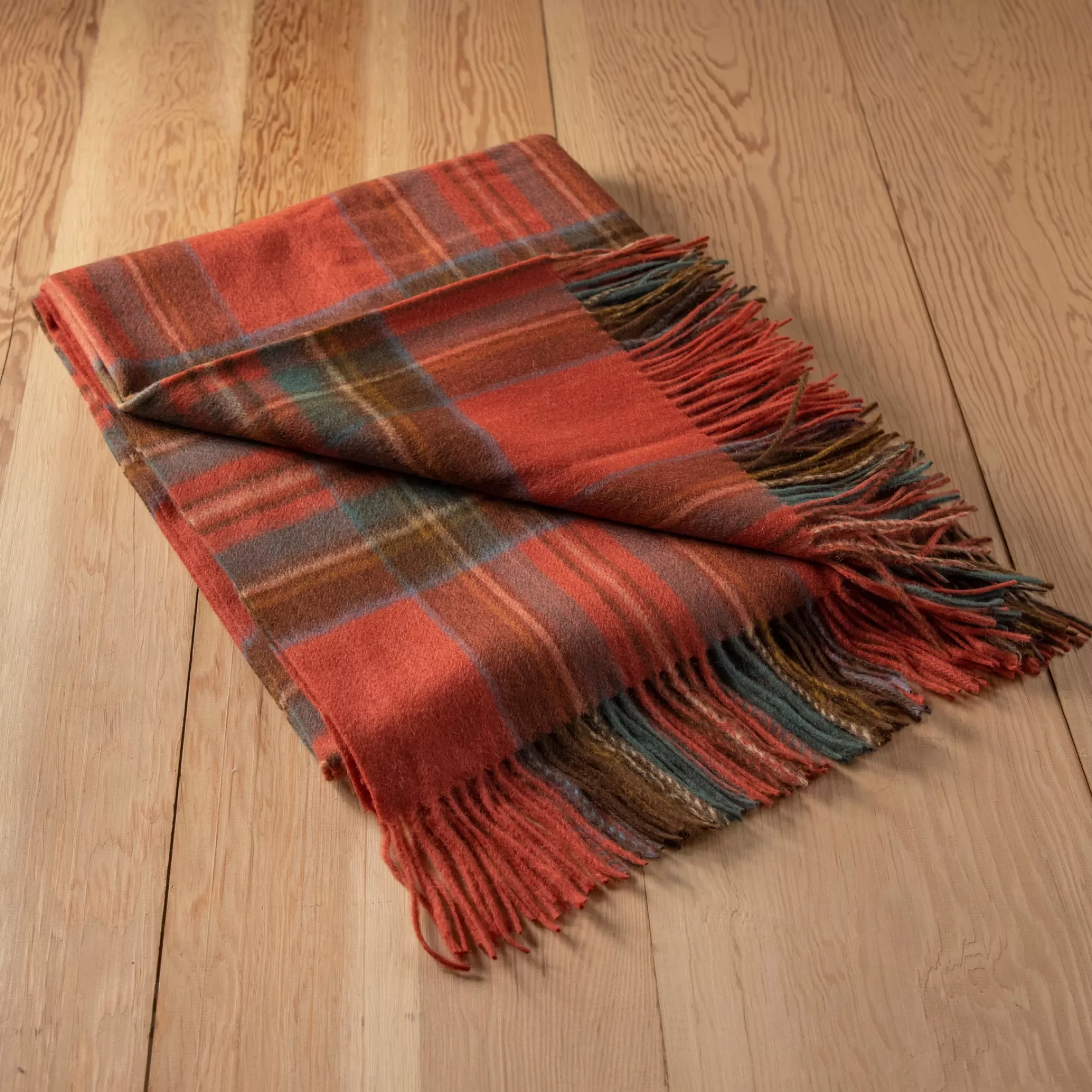 Lambswool Blanket in Stewart Royal Antique Tartan^Be Home Online