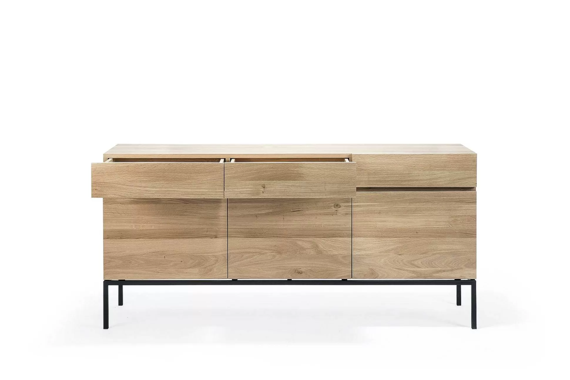 Be Home Sideboards<Ligna Sideboard with Black Metal, 3 Doors & 3 Drawers