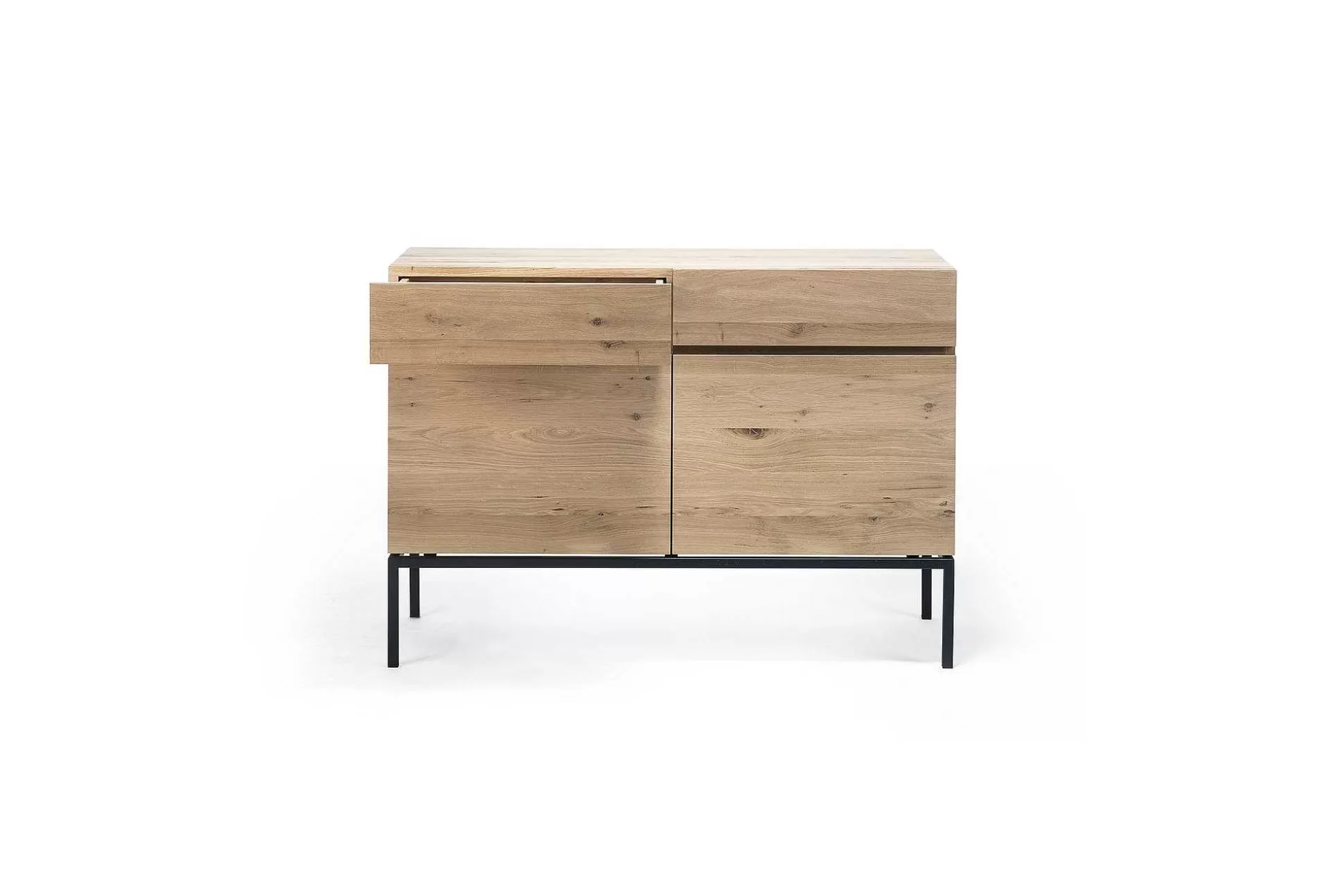 Be Home Sideboards<Ligna Sideboard with Black Metal, 2 Doors, 2 Drawers