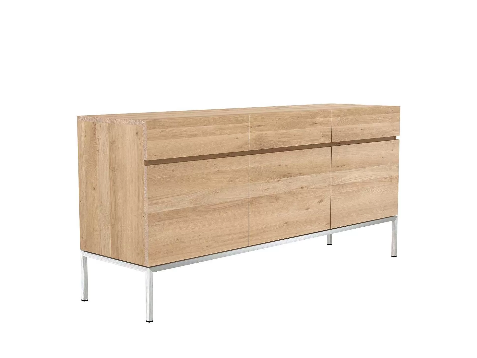 Be Home Sideboards<Ligna Sideboard with Stainless Steel, 3 Doors & 3 Drawers