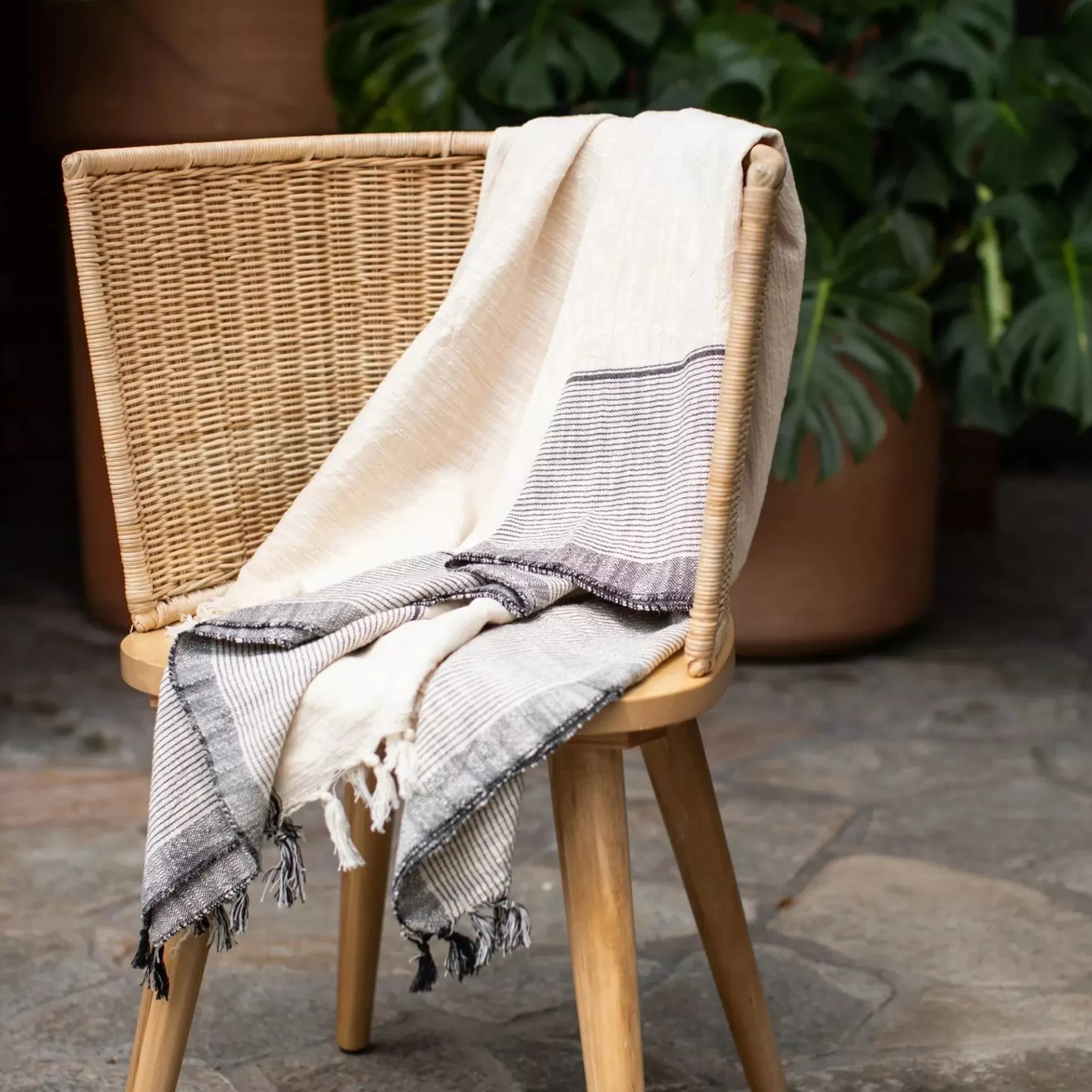 Lina Throw, Stone^Be Home Outlet