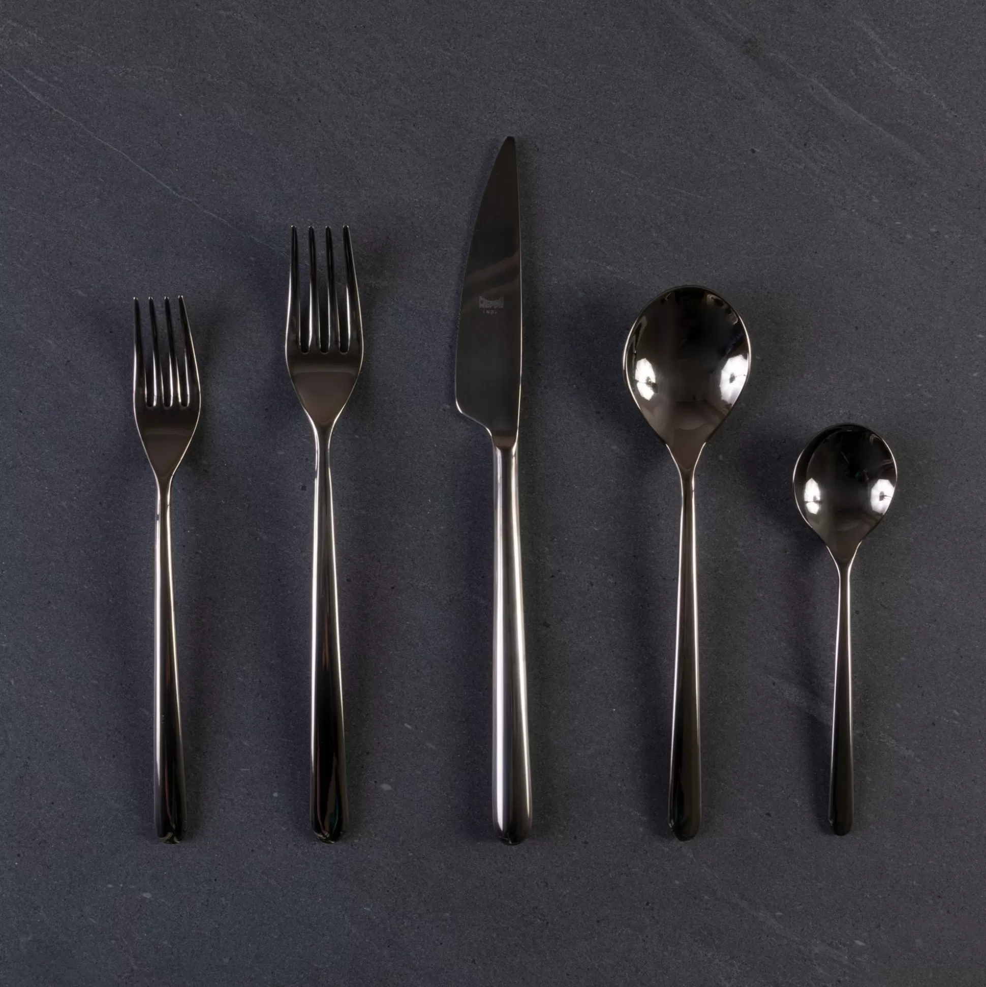 Linea Oro Nero Flatware Set^Be Home Cheap