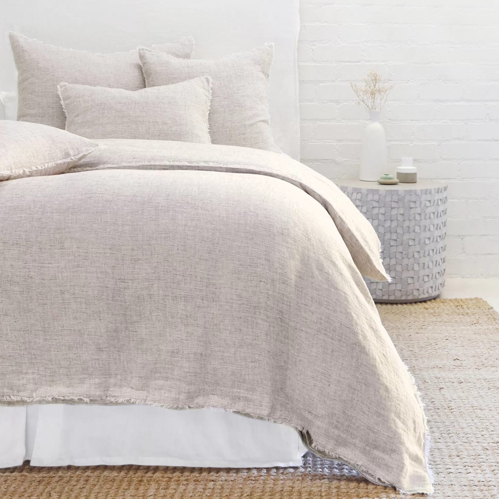 Logan King Duvet, Terra Cotta^Be Home Cheap