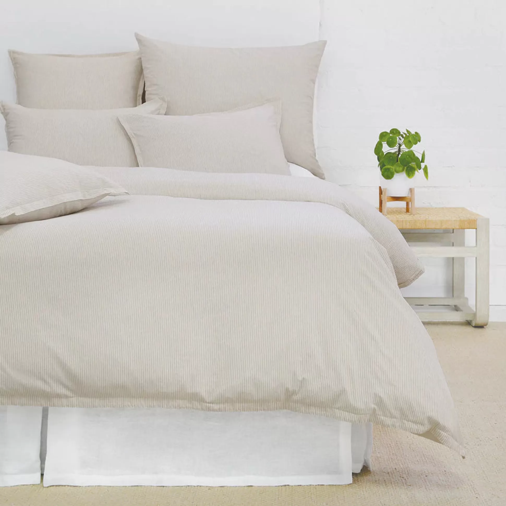 Luke King Duvet, Natural^Be Home Flash Sale