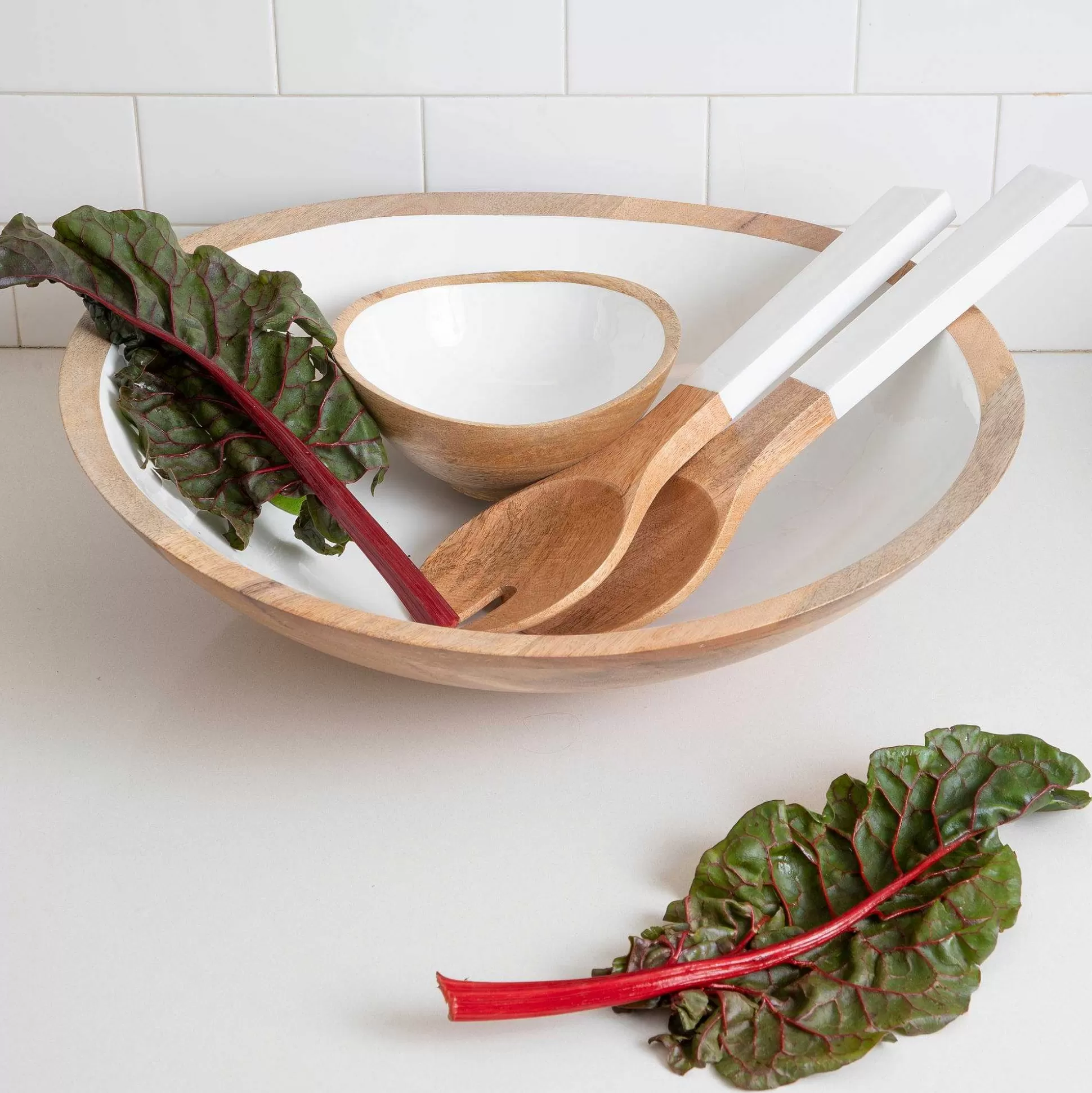 Be Home Salad Servers<Madras Serving Set