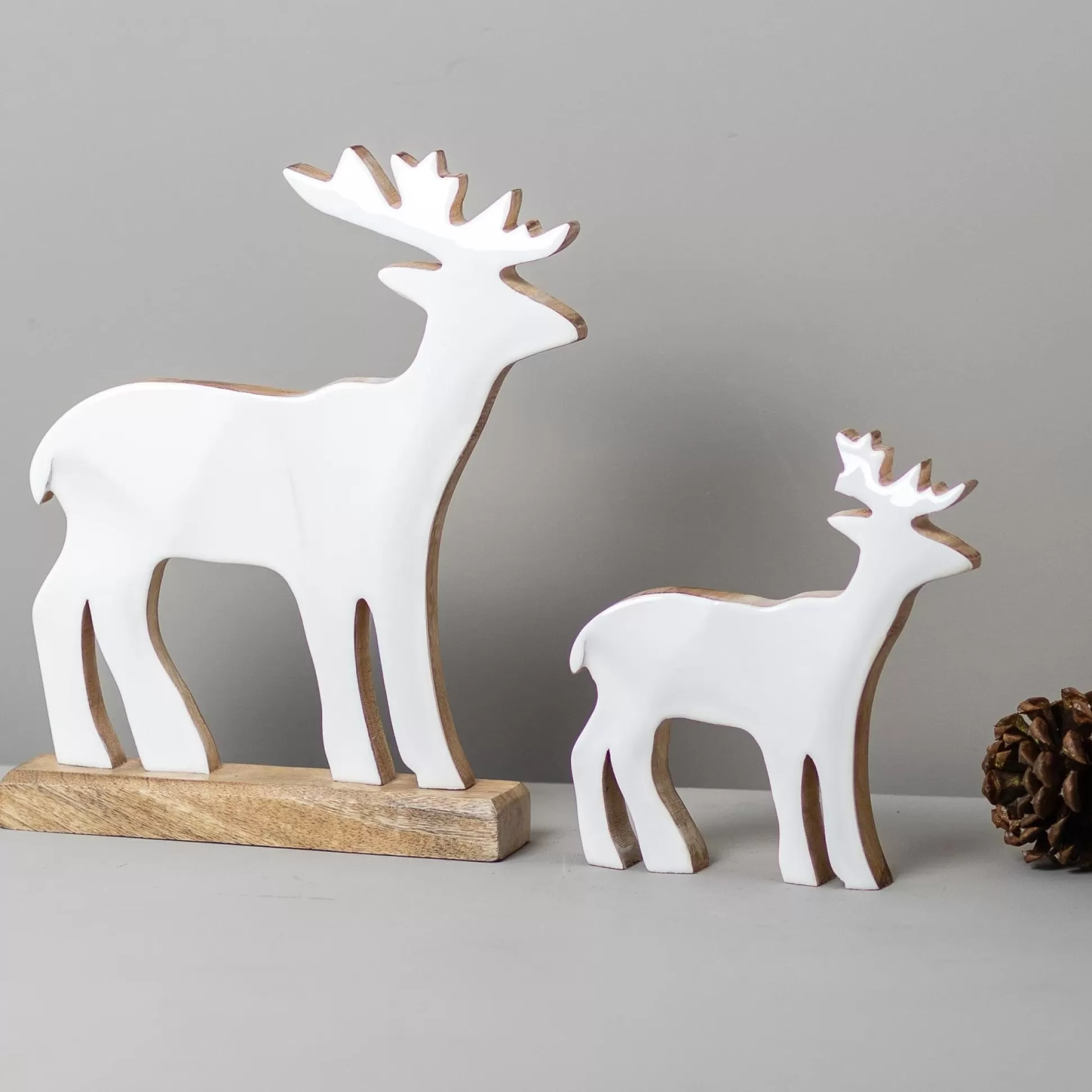 Mango Wood & Enamel Reindeer, Small^Be Home Flash Sale