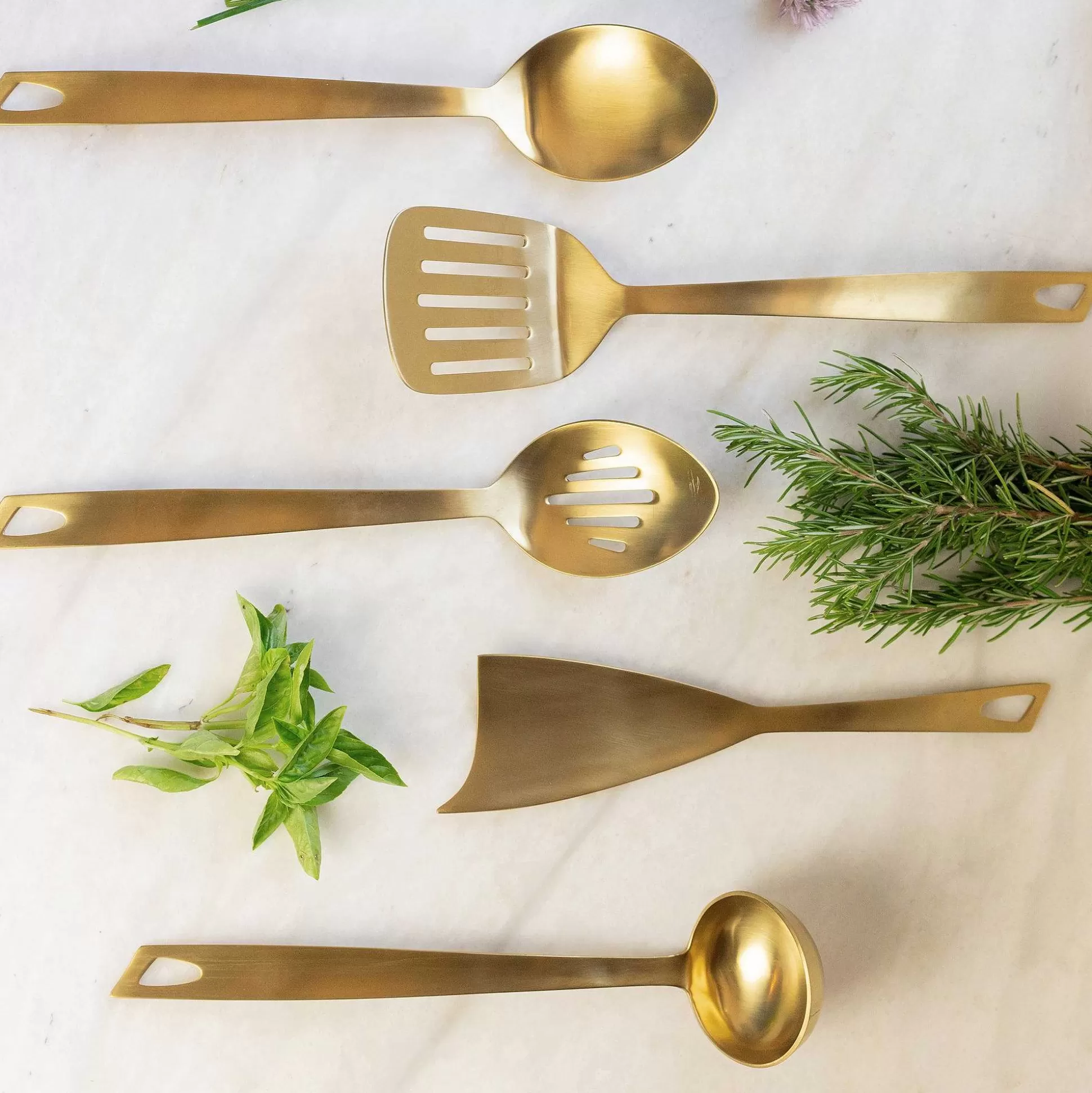 Be Home Cooking Utensils<Matte Gold Flipper