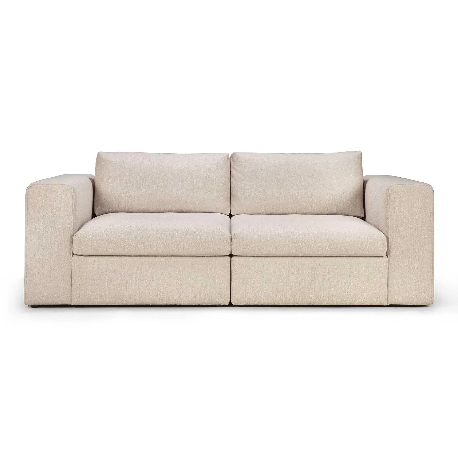 Be Home Sofas<Mellow End Seater With Right Arm Eco Fabric Sofa, Off White