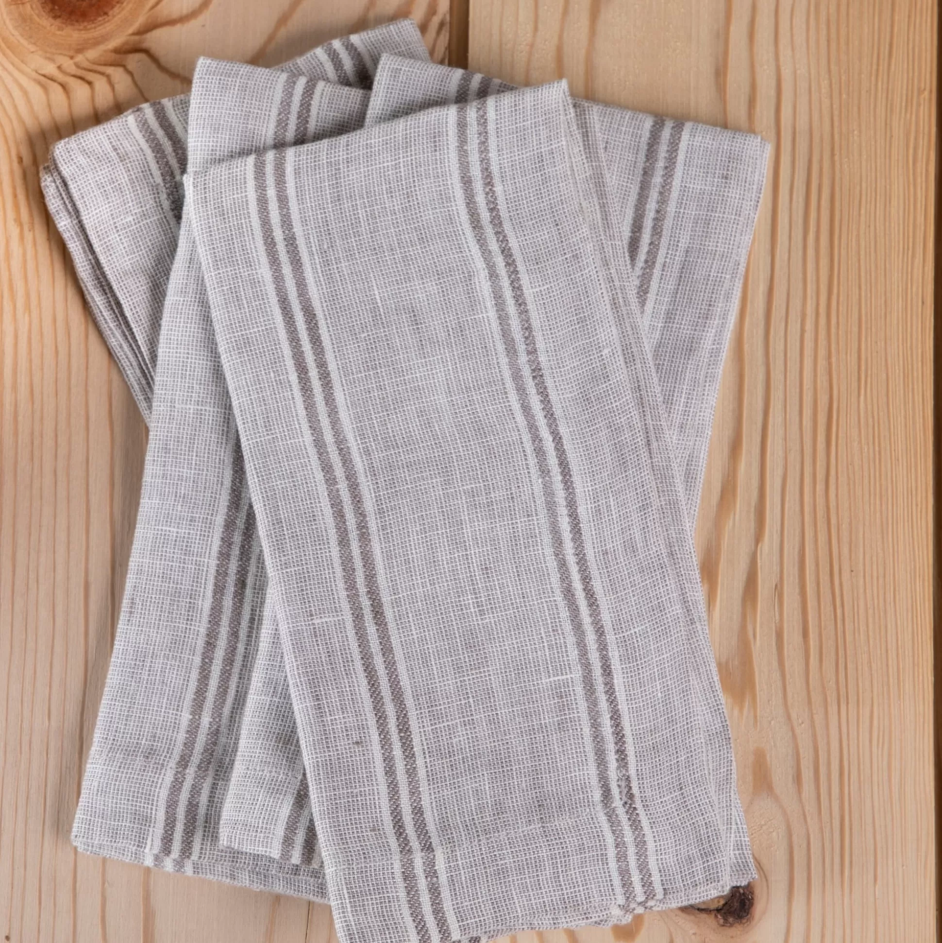 Mendocino Napkins, Stone, Set of 4^Be Home Hot