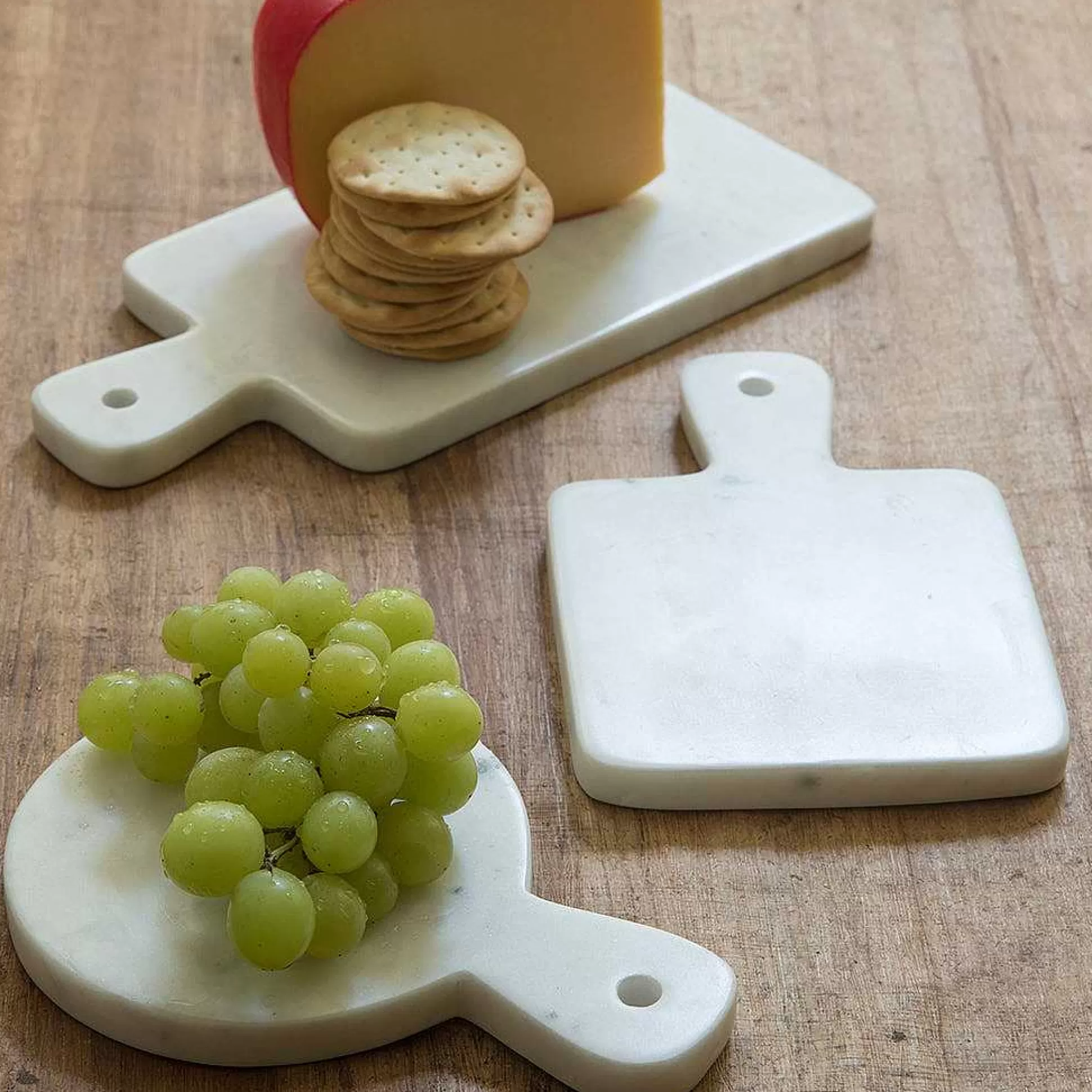 Be Home Marble Serving Boards<Mini Rectangle White Marble Board