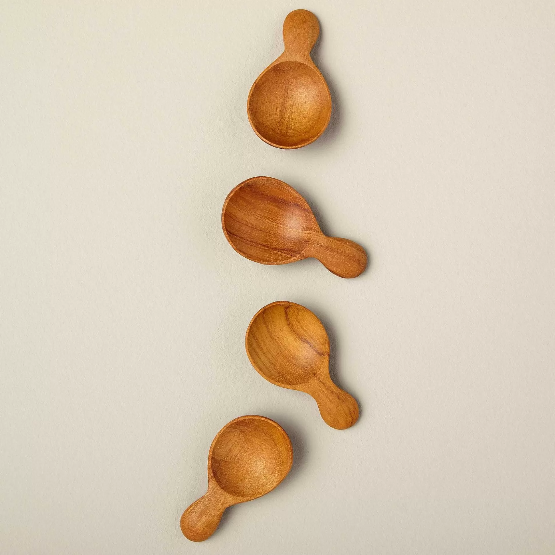 Be Home Scoops<Mini Teak Scoops, Set of 4