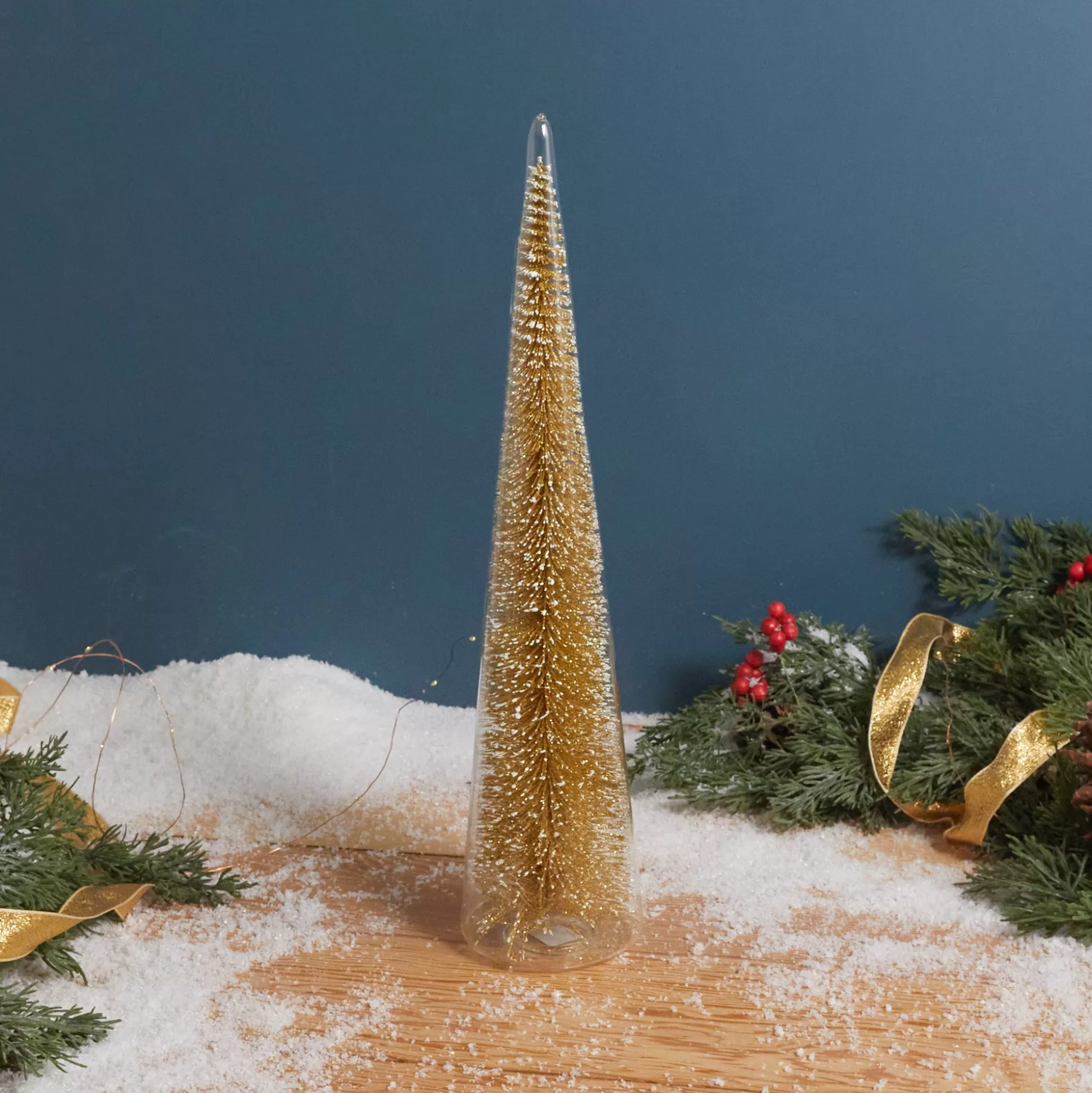 Modern Tree with Champagne Glitter, XL^Be Home Discount