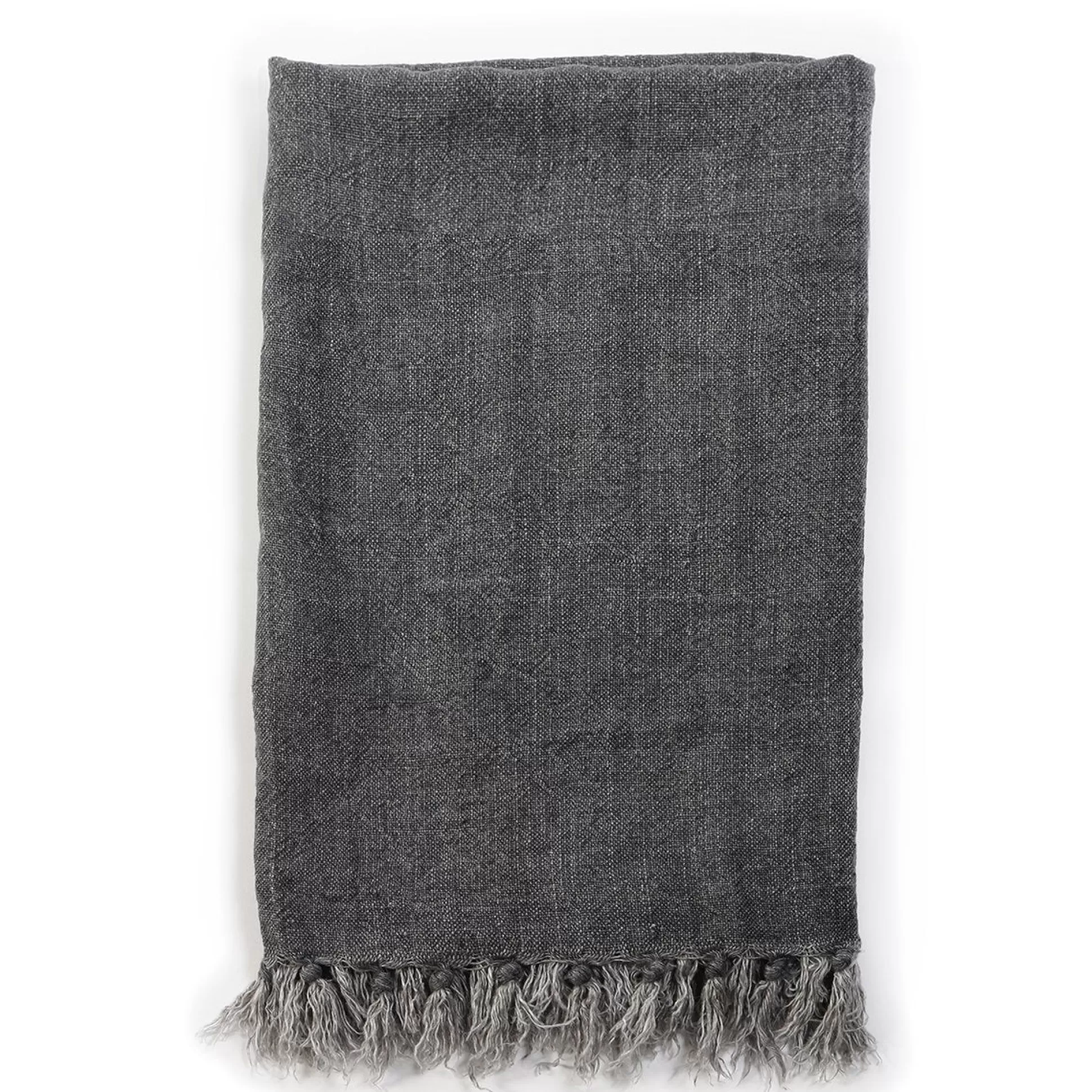 Montauk King Blanket, Charcoal^Be Home Outlet