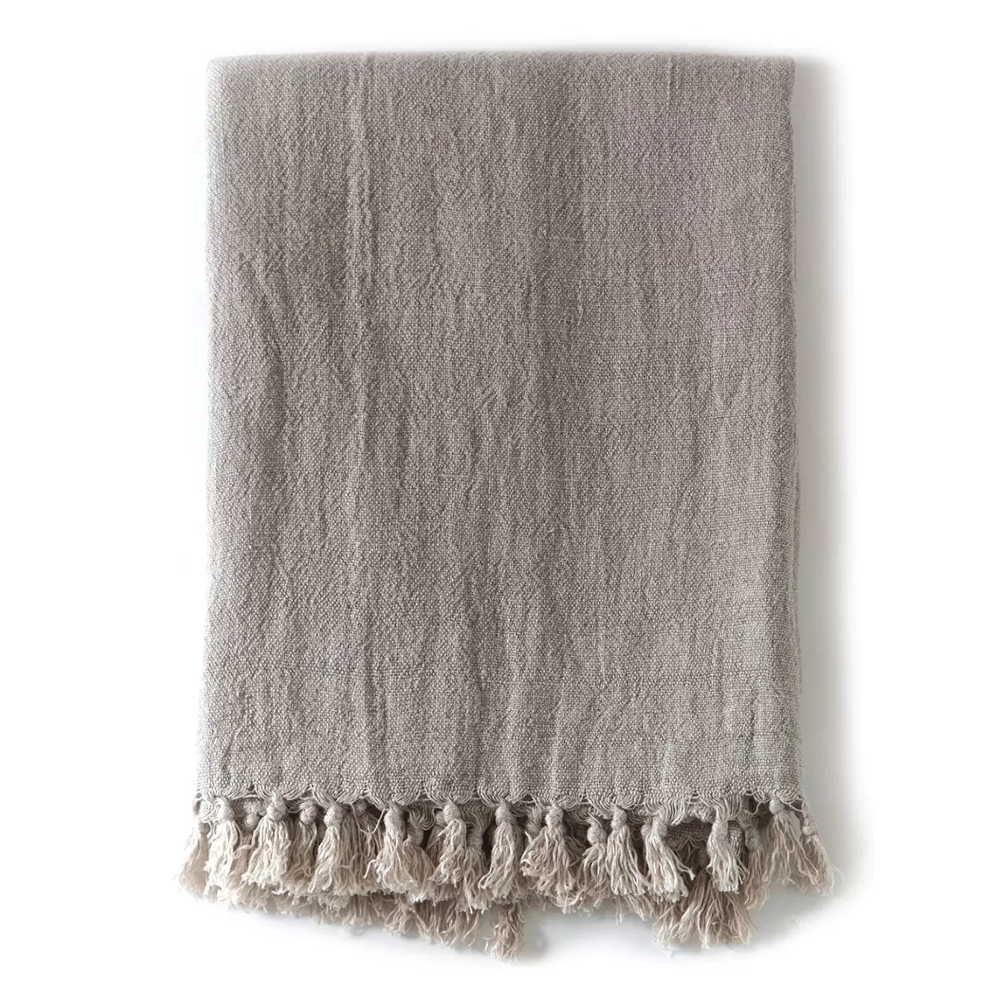 Montauk King Blanket, Natural^Be Home Fashion