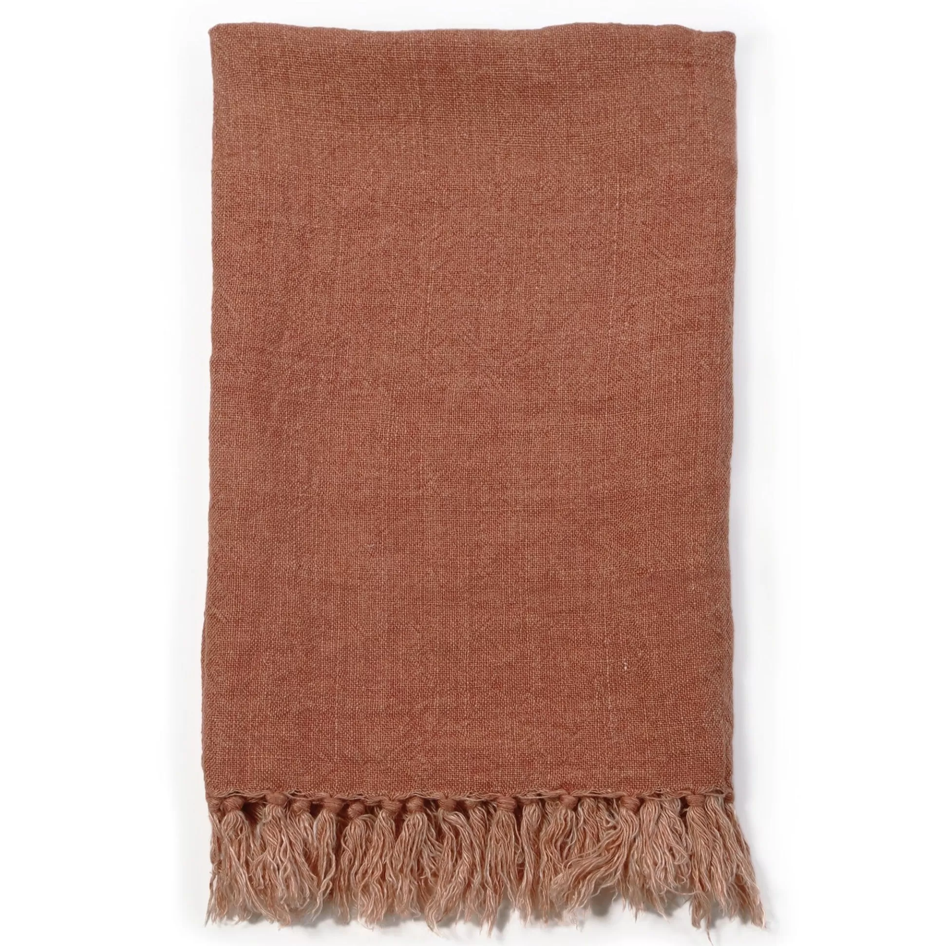 Montauk Queen Blanket, Terra Cotta^Be Home Clearance