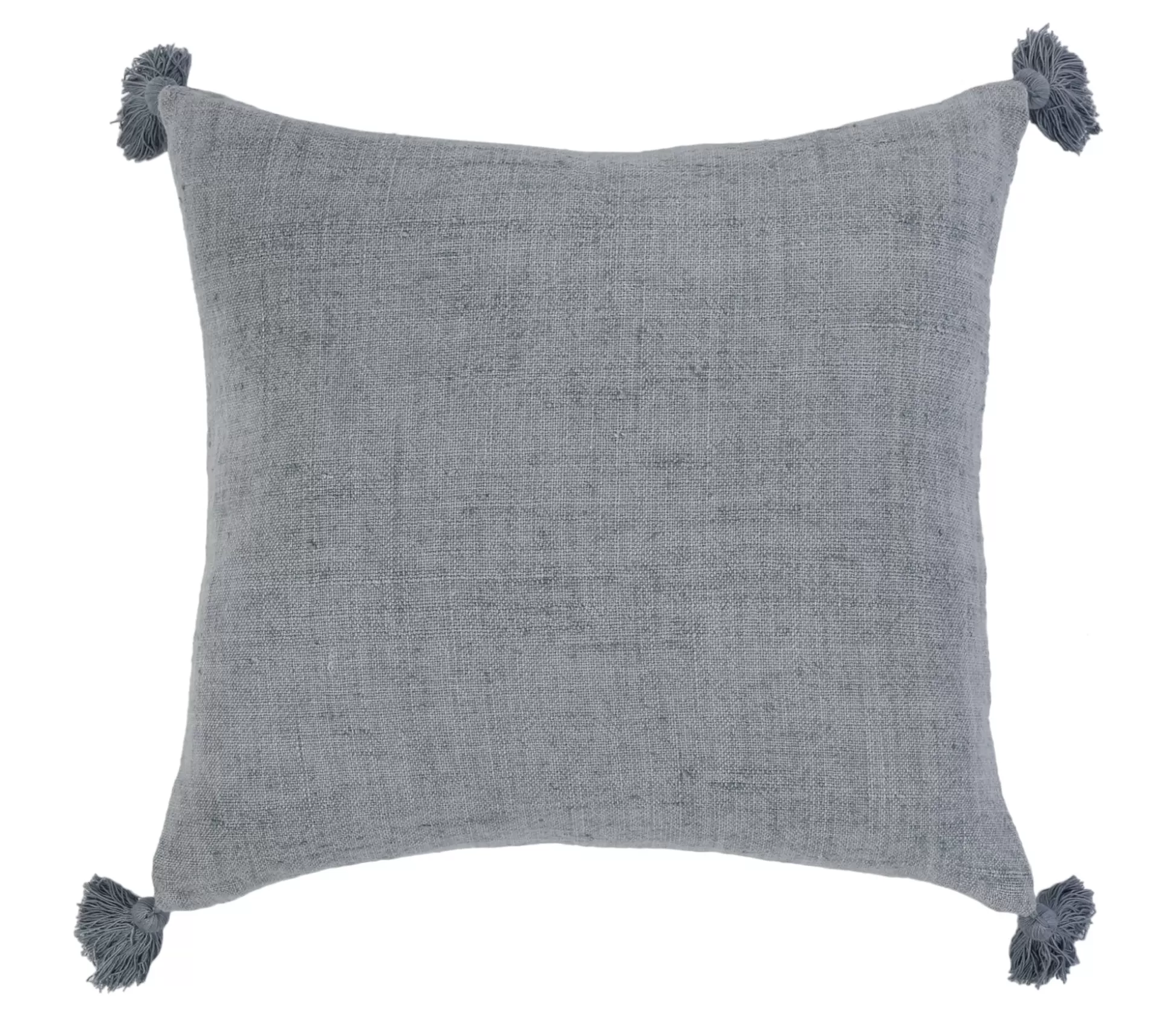 Montauk Square Pillow with Tassels, Ocean^Be Home Best