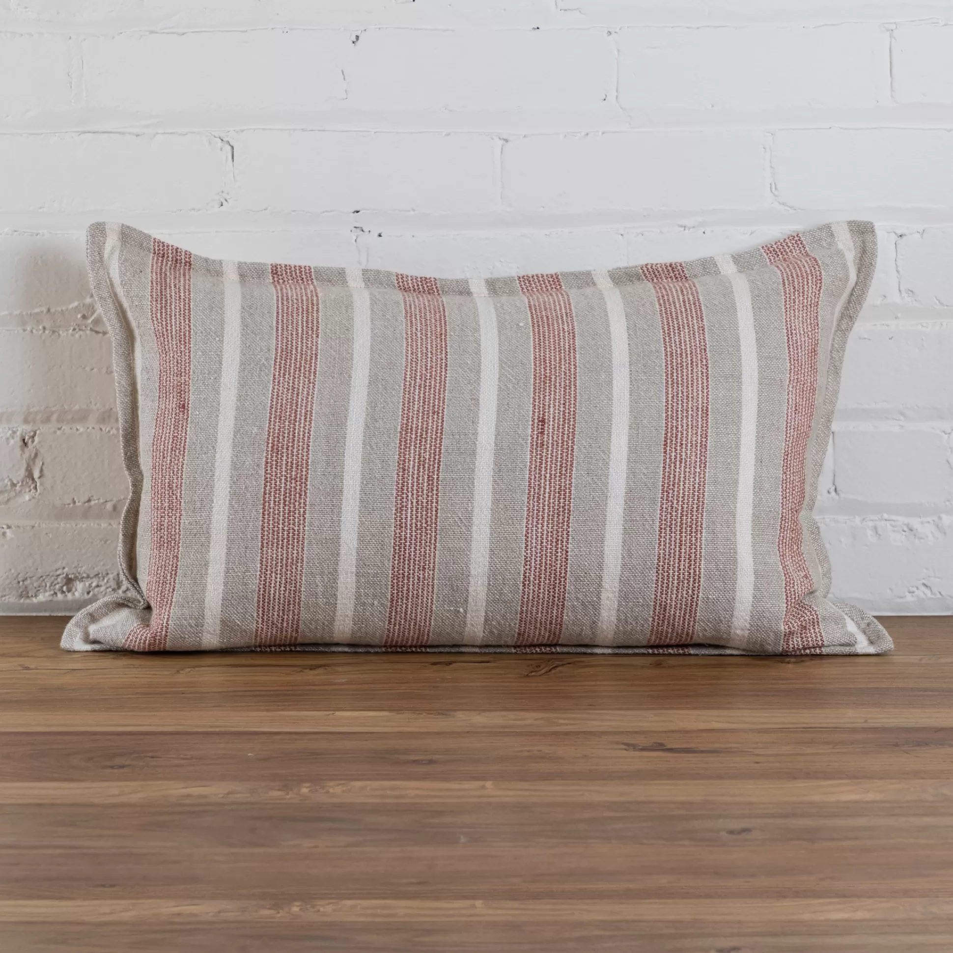 Montecito Rectangular Pillow, Terra Cotta & Natural^Be Home Discount