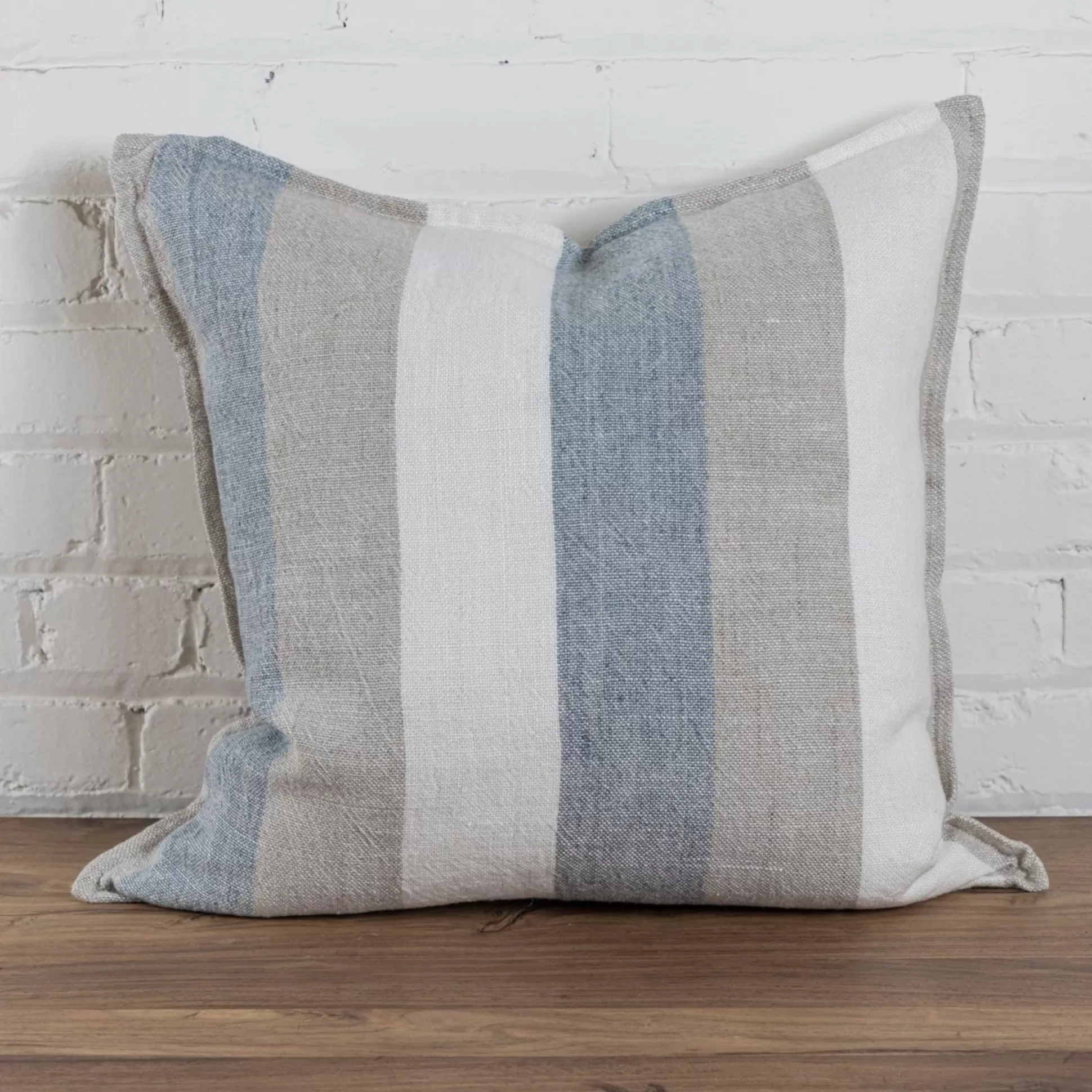 Monterey Square Pillow, Ocean & Natural^Be Home Online