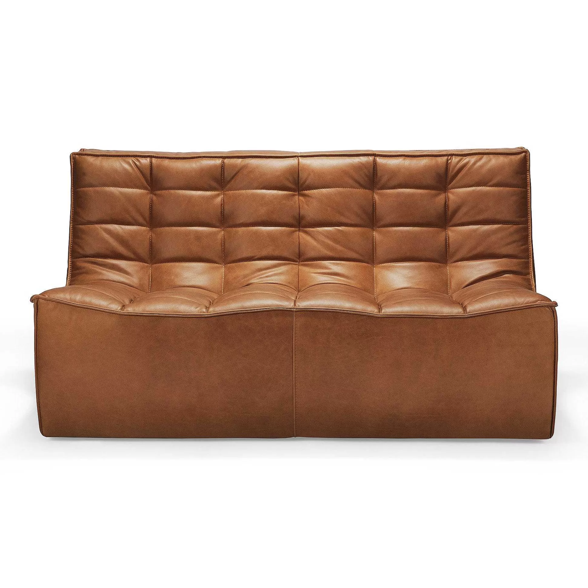 Be Home Sofas<N701 2 Seater Sofa, Old Saddle Leather