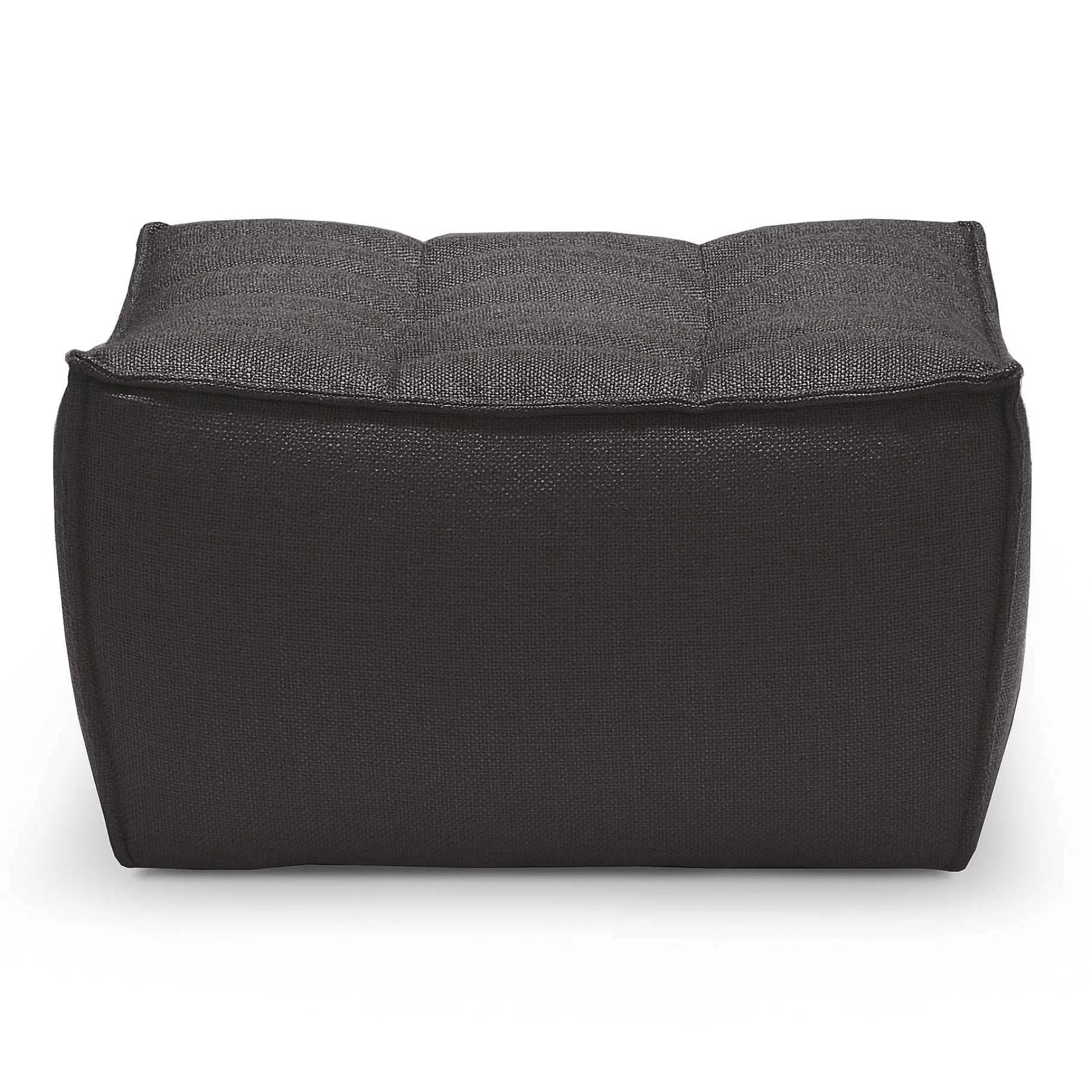 Be Home Sofas<N701 Footstool, Dark Grey