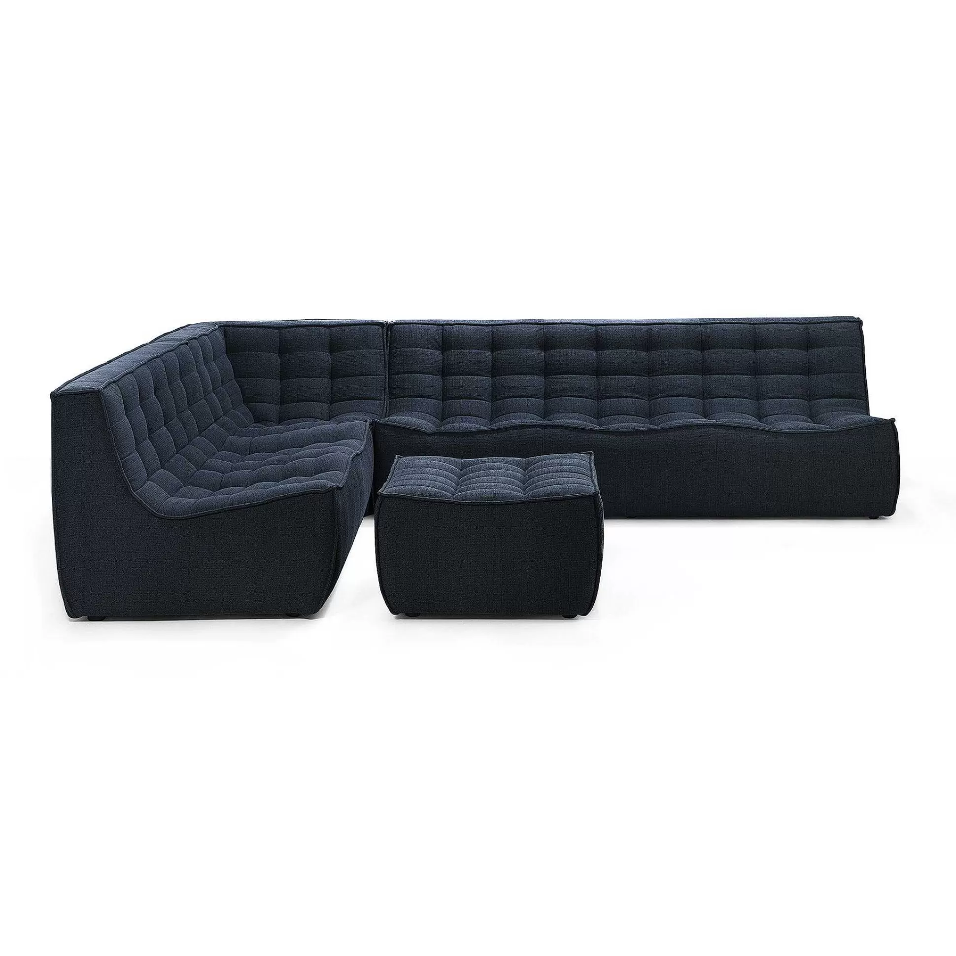 Be Home Sofas<N701 Single Seater Eco Fabric Sofa, Graphite