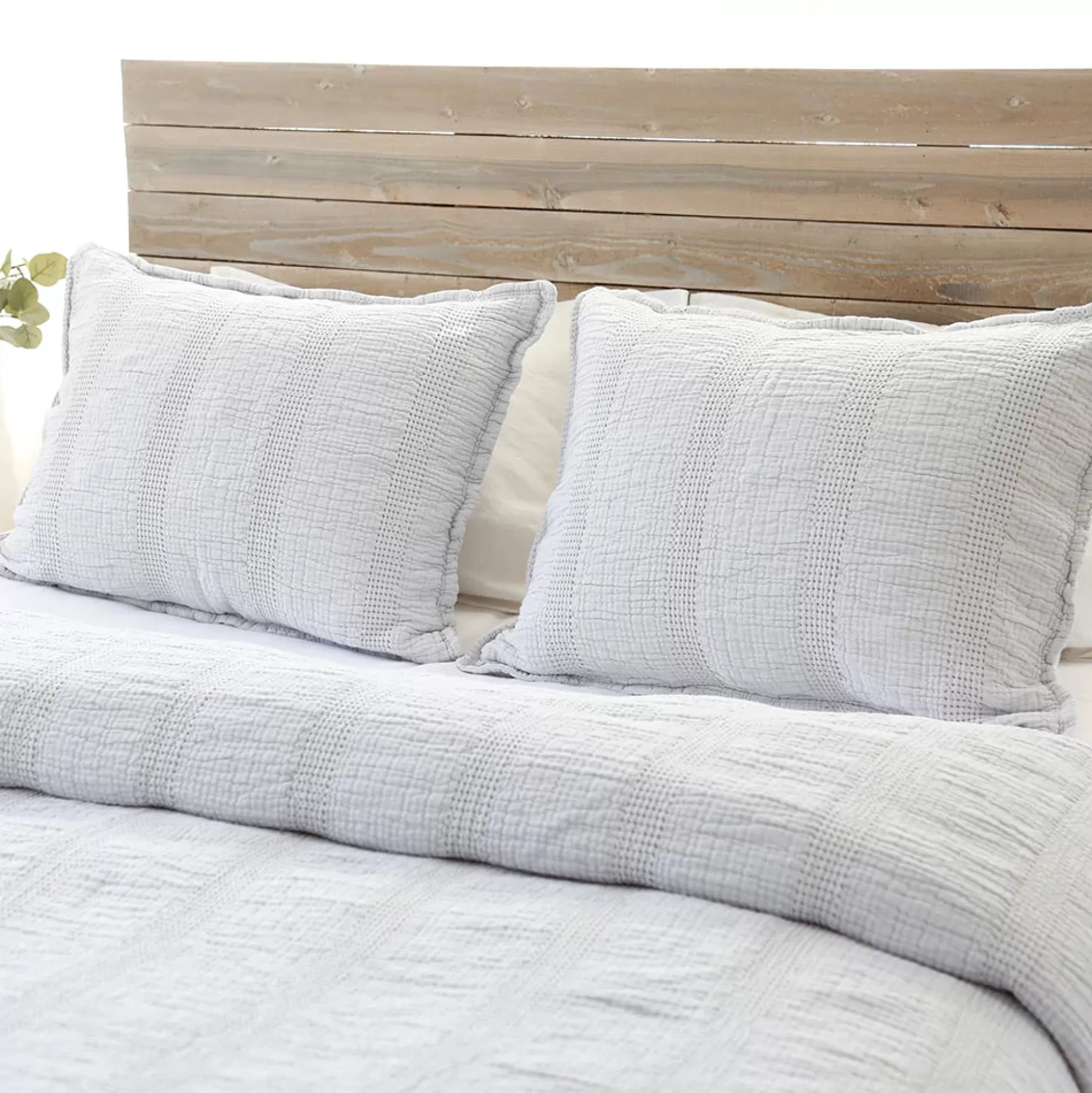 Nantucket King Sham, Grey^Be Home Hot