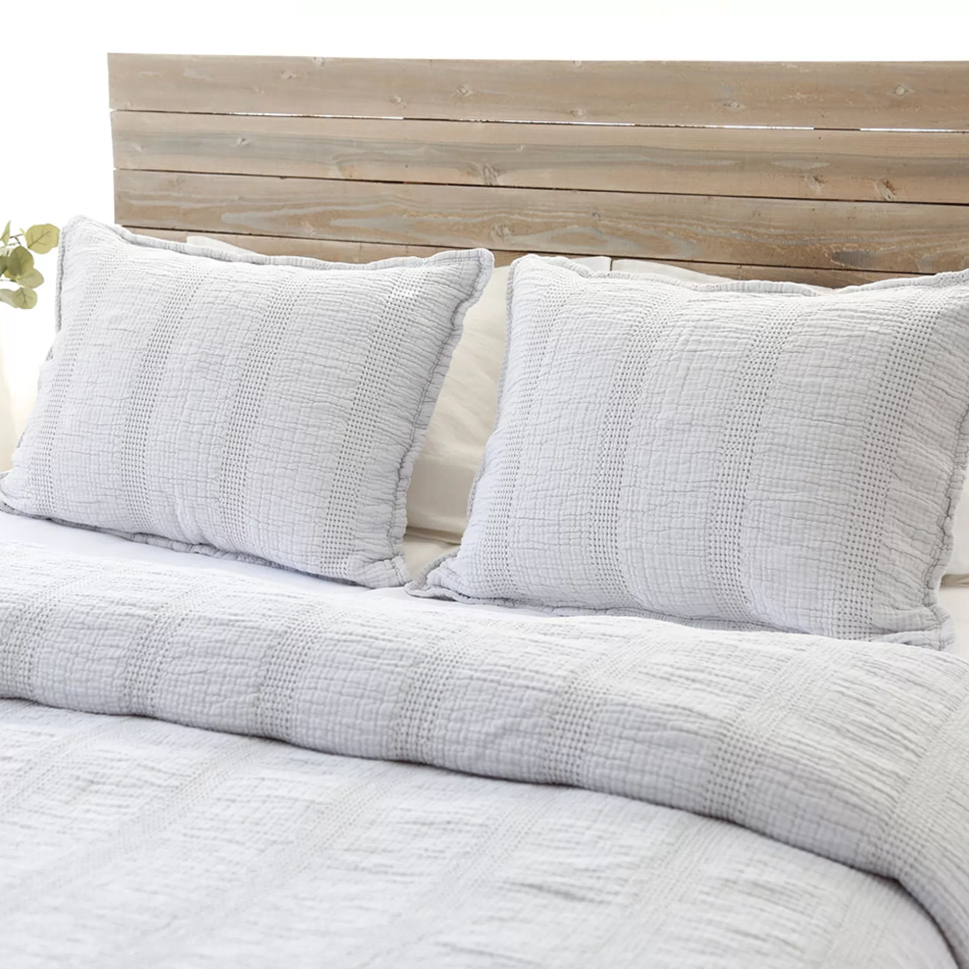 Nantucket Standard Sham, Grey^Be Home Shop