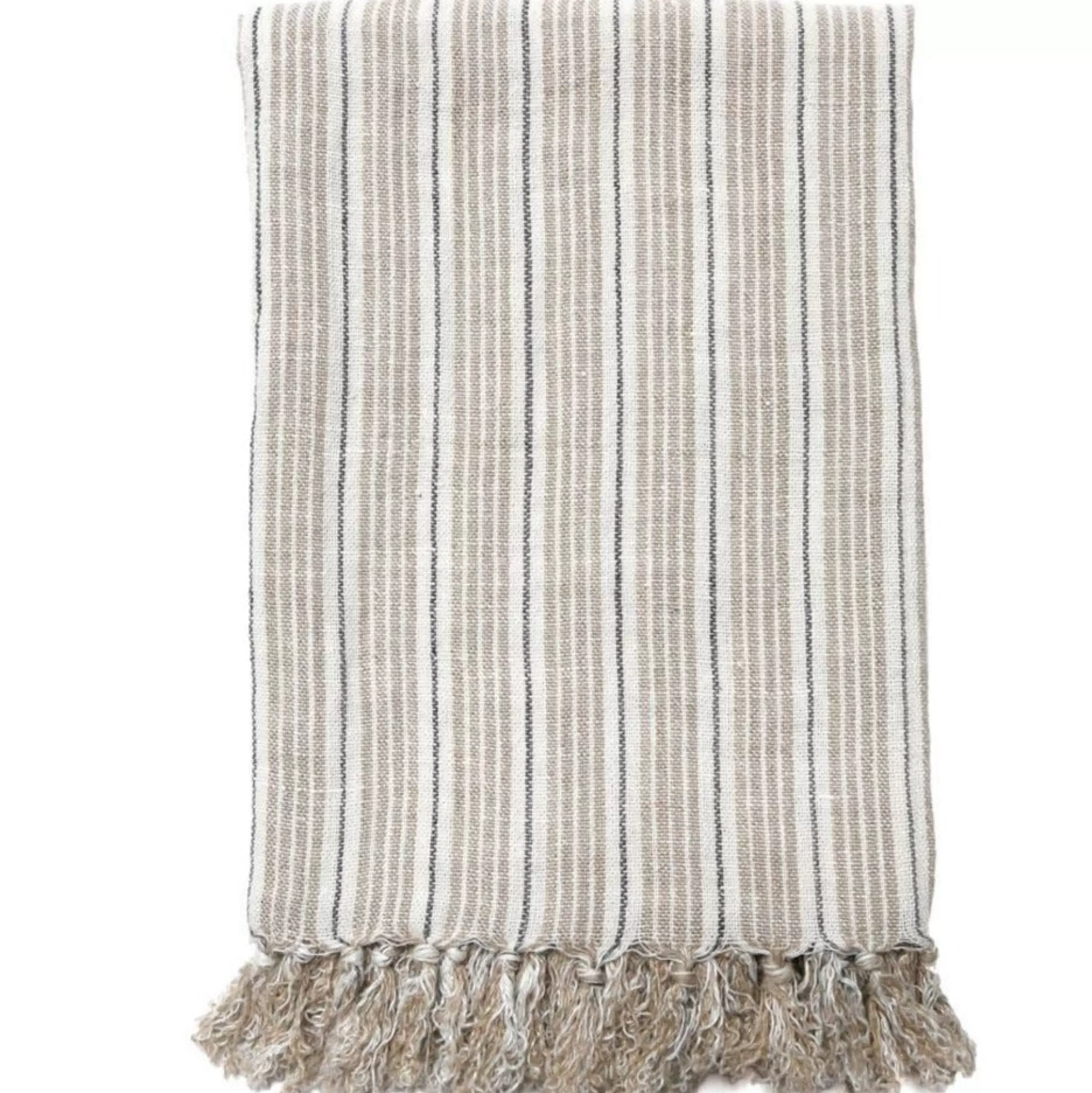 Newport Throw, Natural & Midnight^Be Home Online