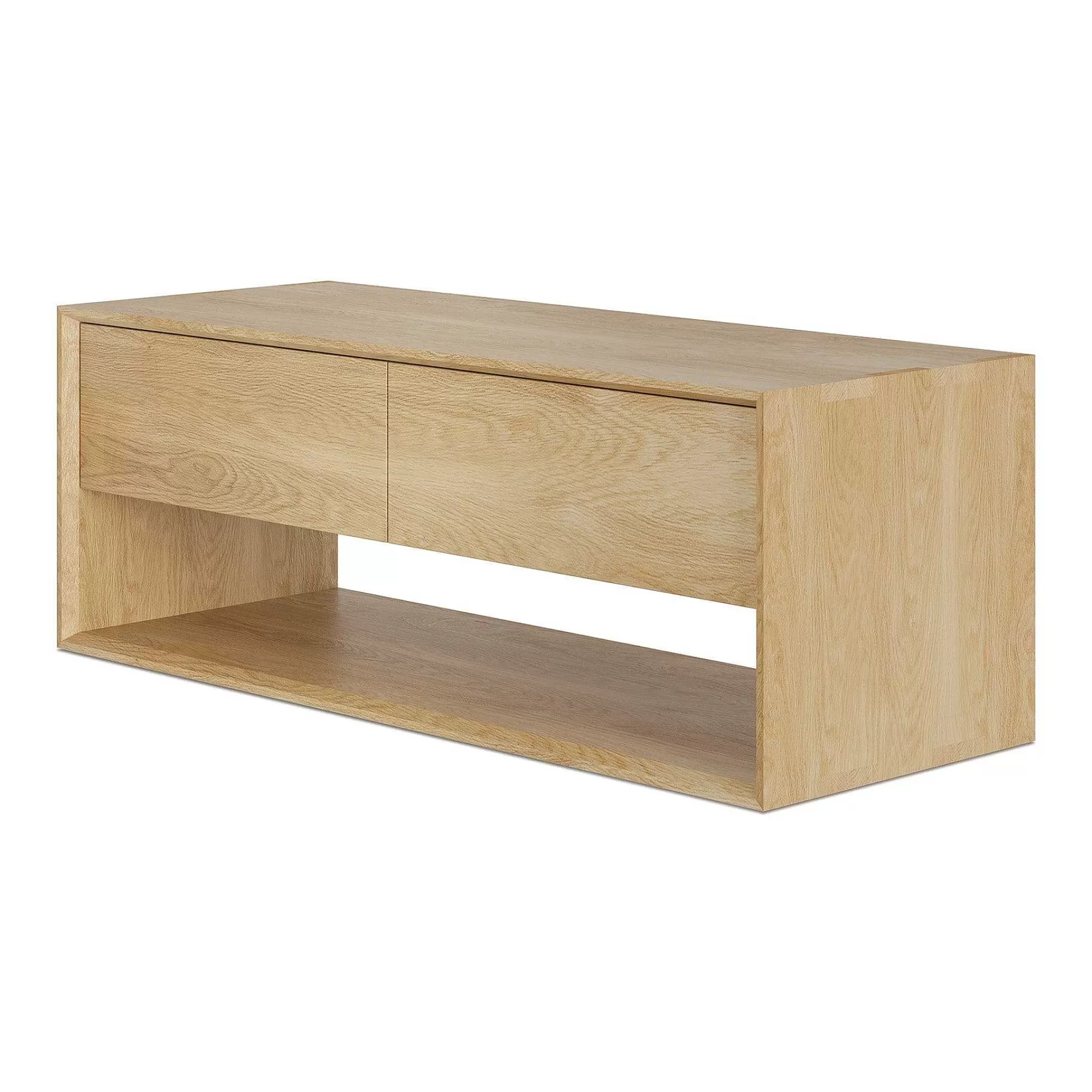 Be Home Media Consoles<Nordic Solid Oak Media Console, 47.5"