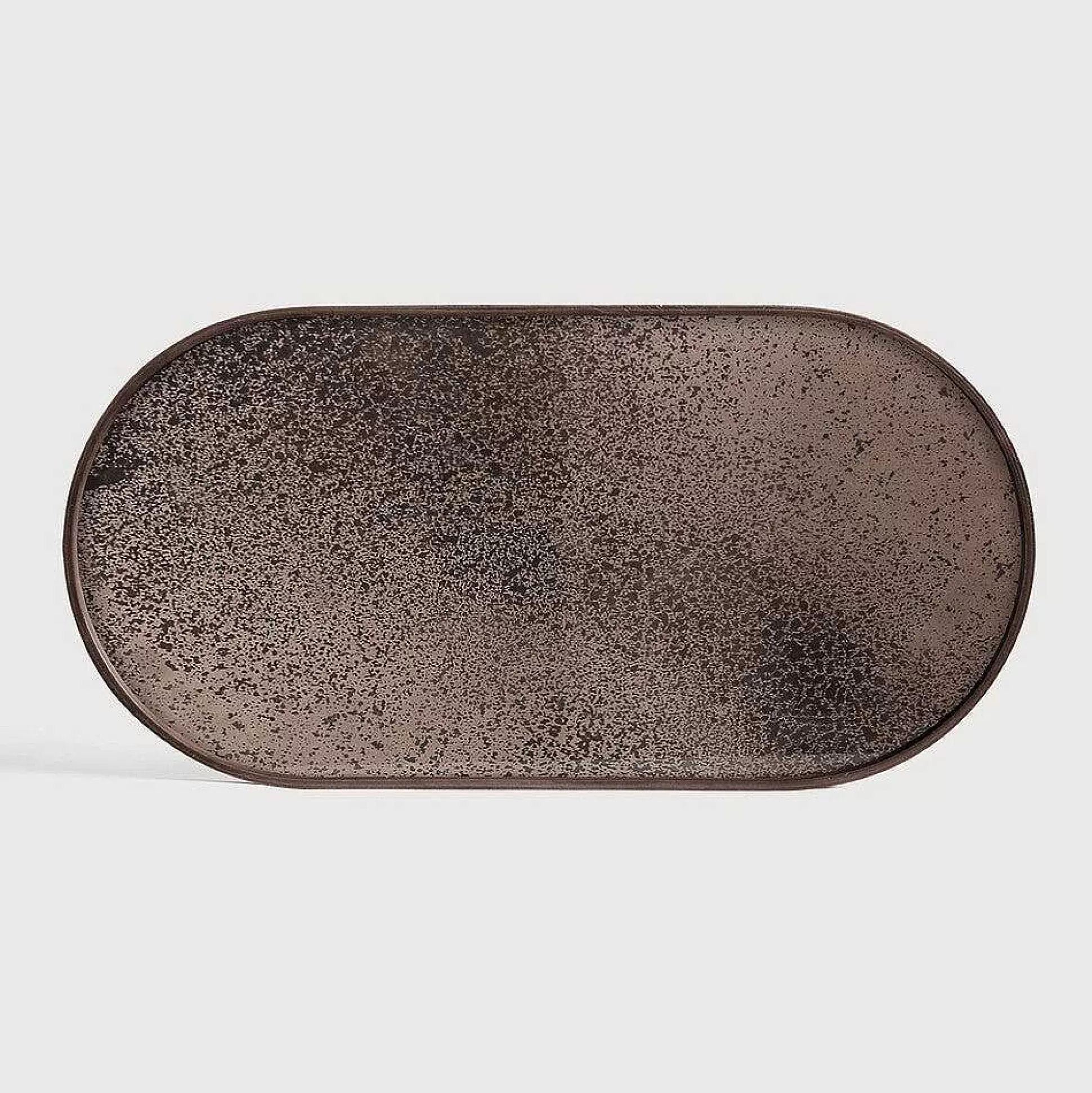 Be Home Trays<Oblong Bronze Aged Mirror Tray