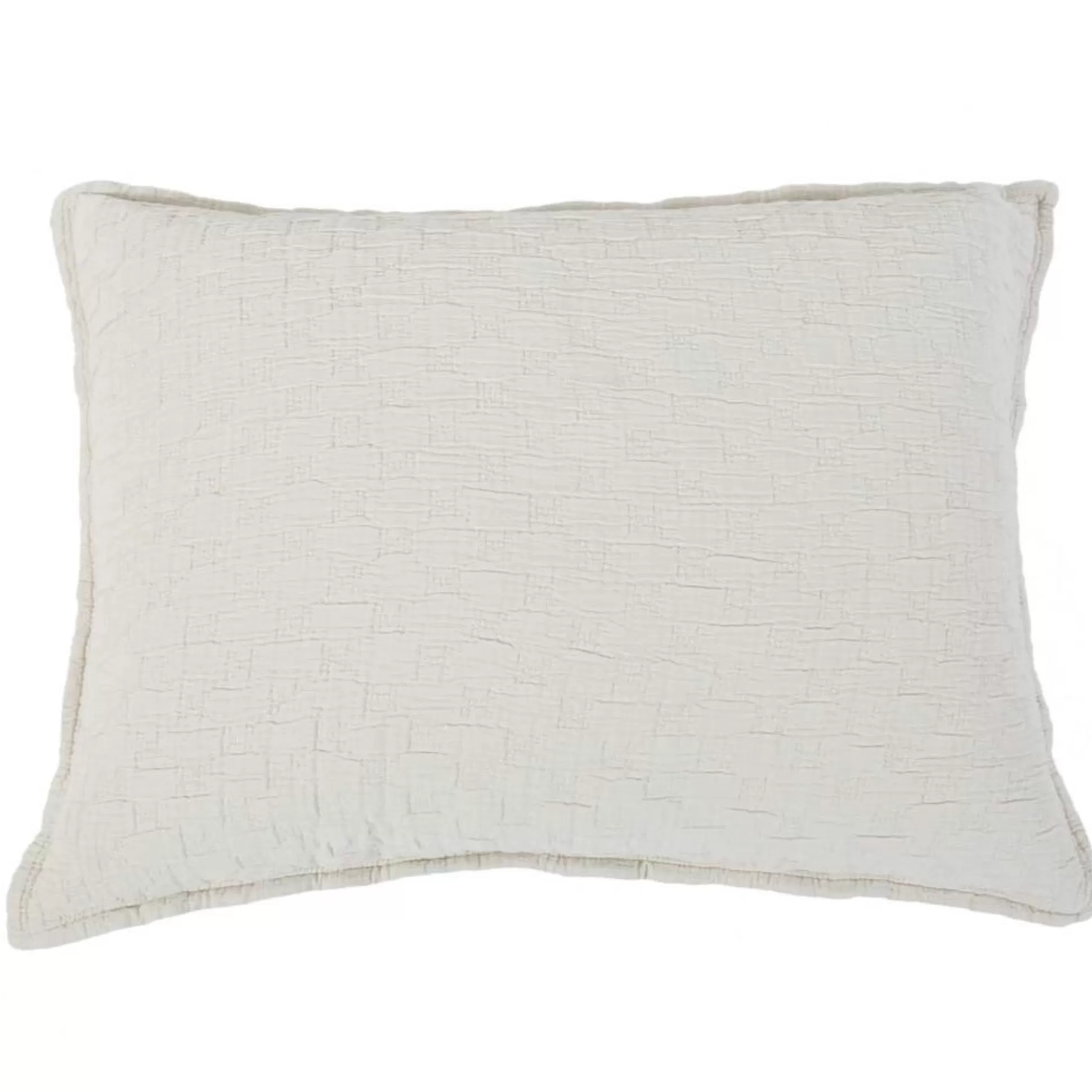 Ojai King Sham, Greige^Be Home Cheap