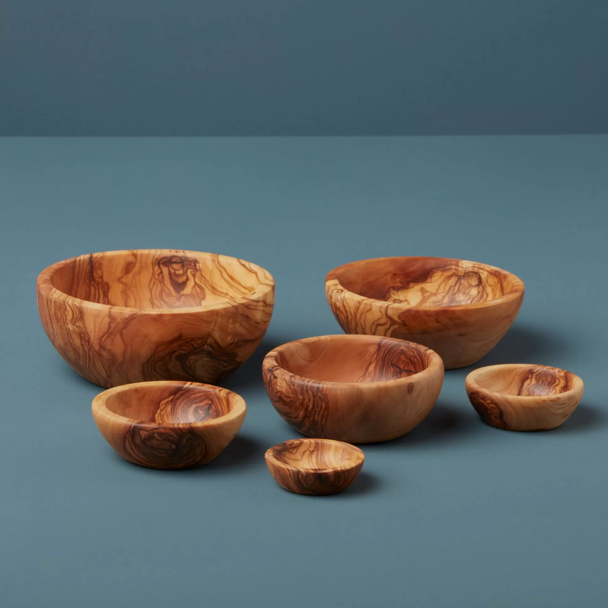 Olive Wood Nesting Bowls, Set of 6^Be Home Best Sale