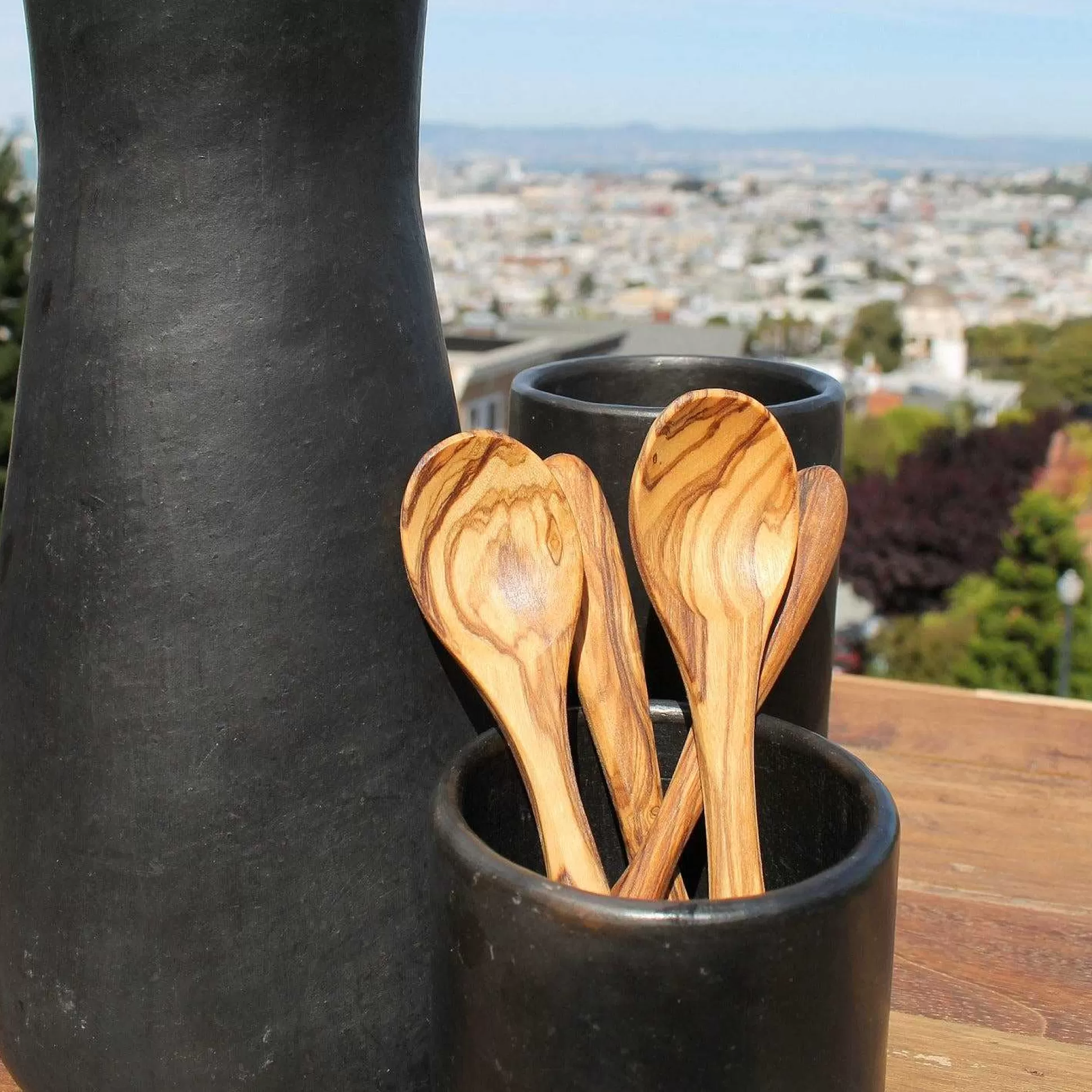 Be Home Spoons & Mini Spoons<Olive Wood Spoons, Large Set of 4