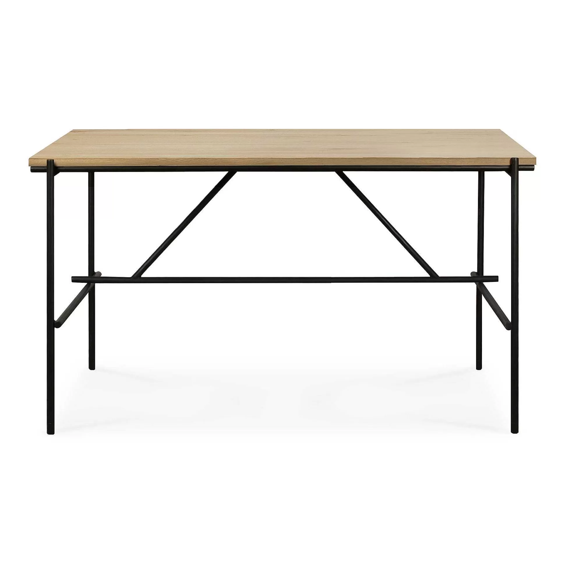 Be Home Desks<Oscar Solid Oak Desk, 55.5"