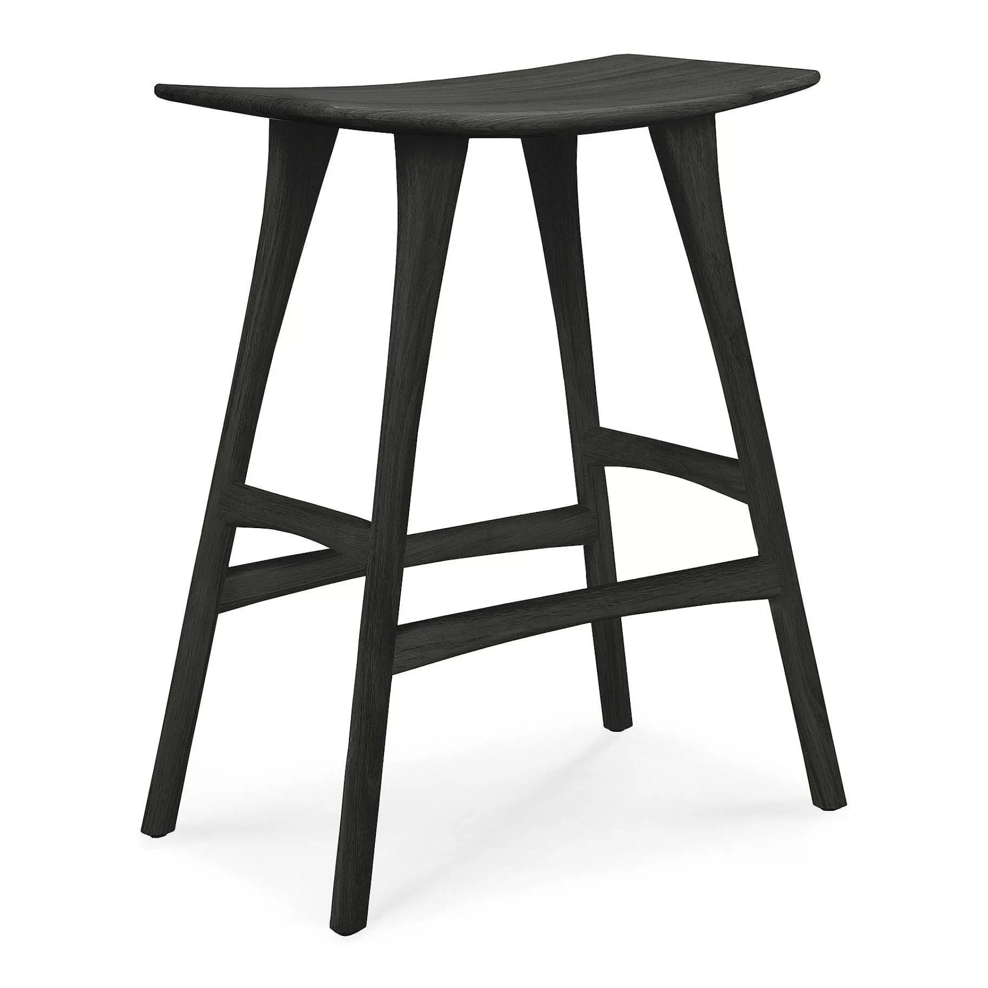 Be Home Stools<Osso Counter Stool, Varnished Oak, Black