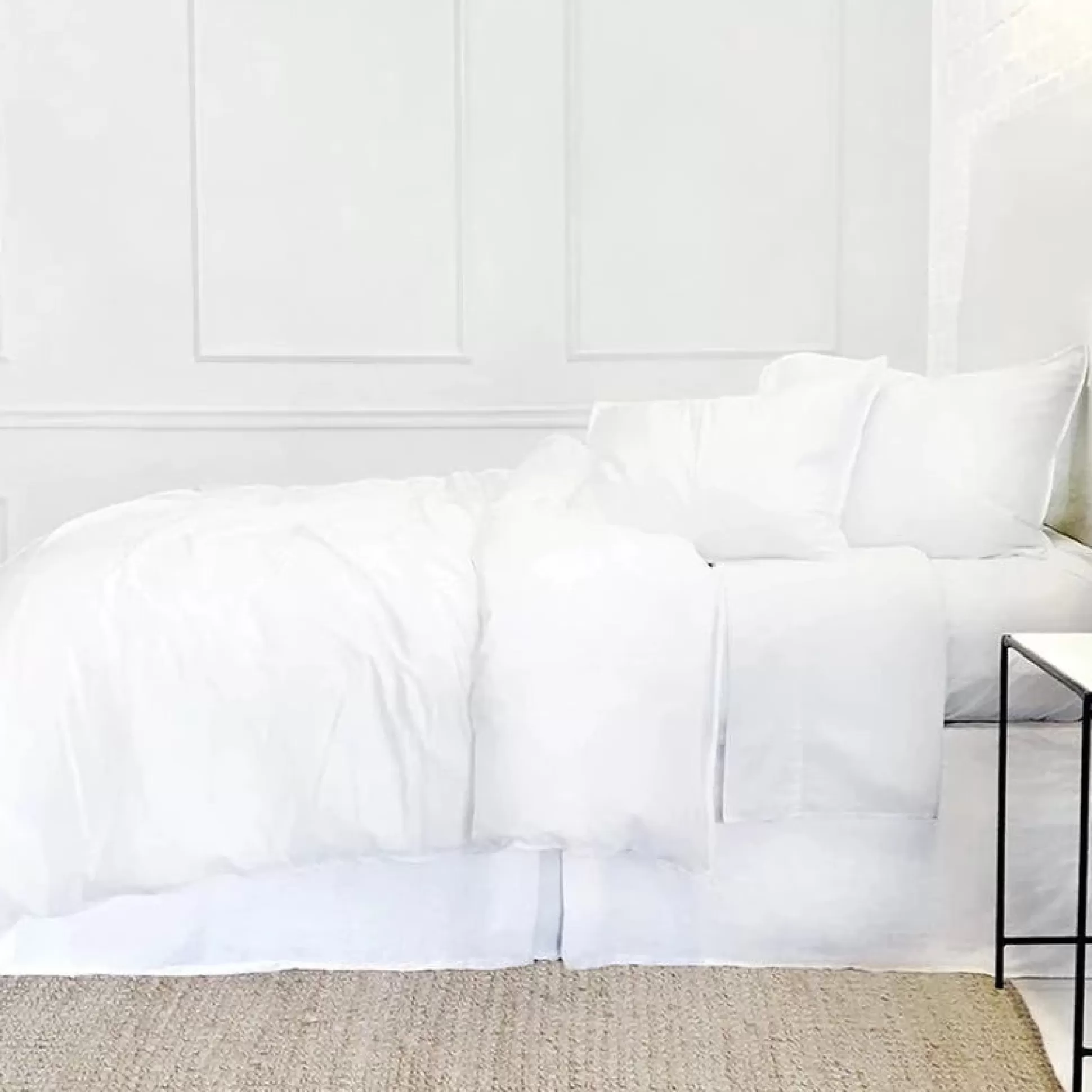 Parker Bamboo Queen Duvet Set, White^Be Home Shop