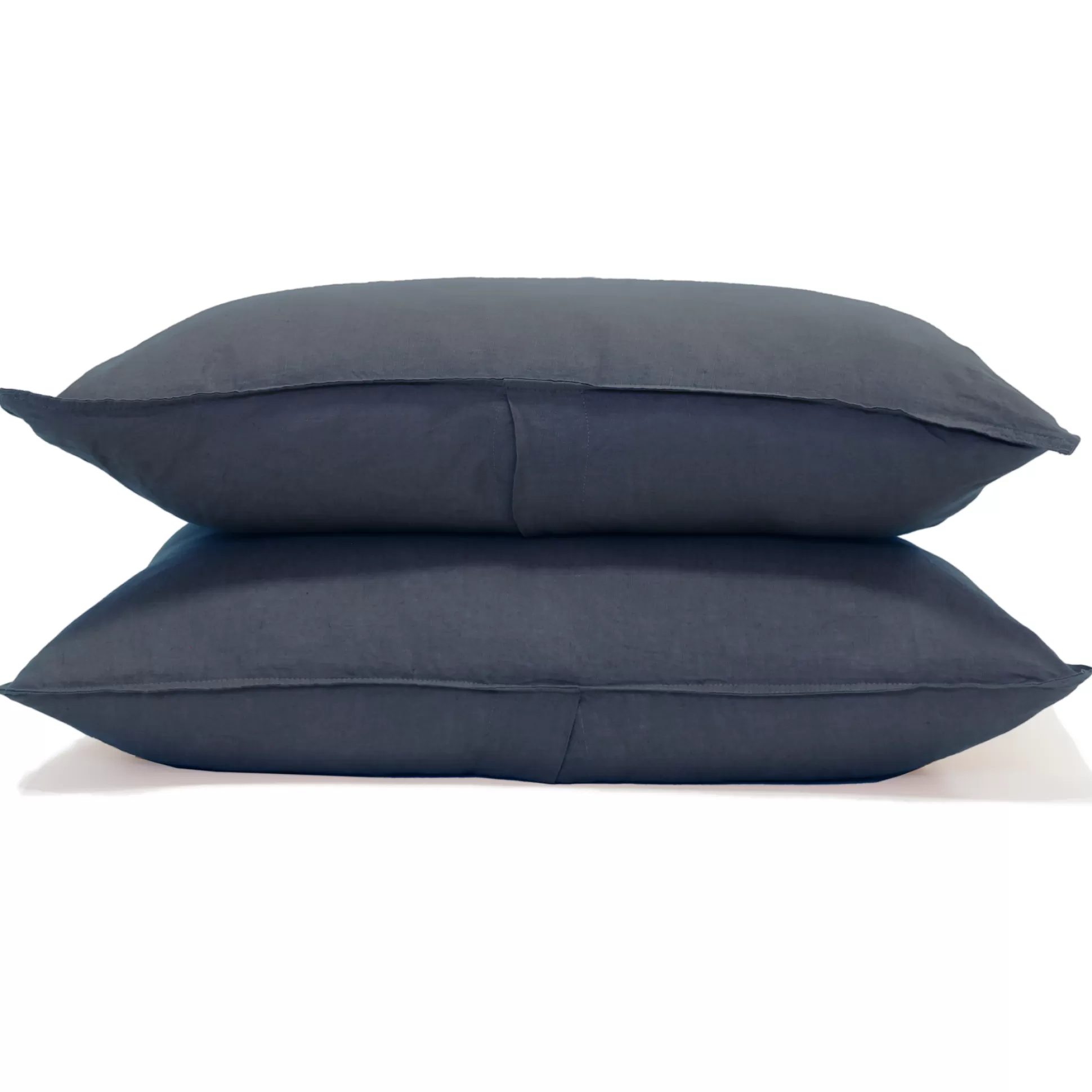 Parker Linen King Sham Set, Navy^Be Home Online