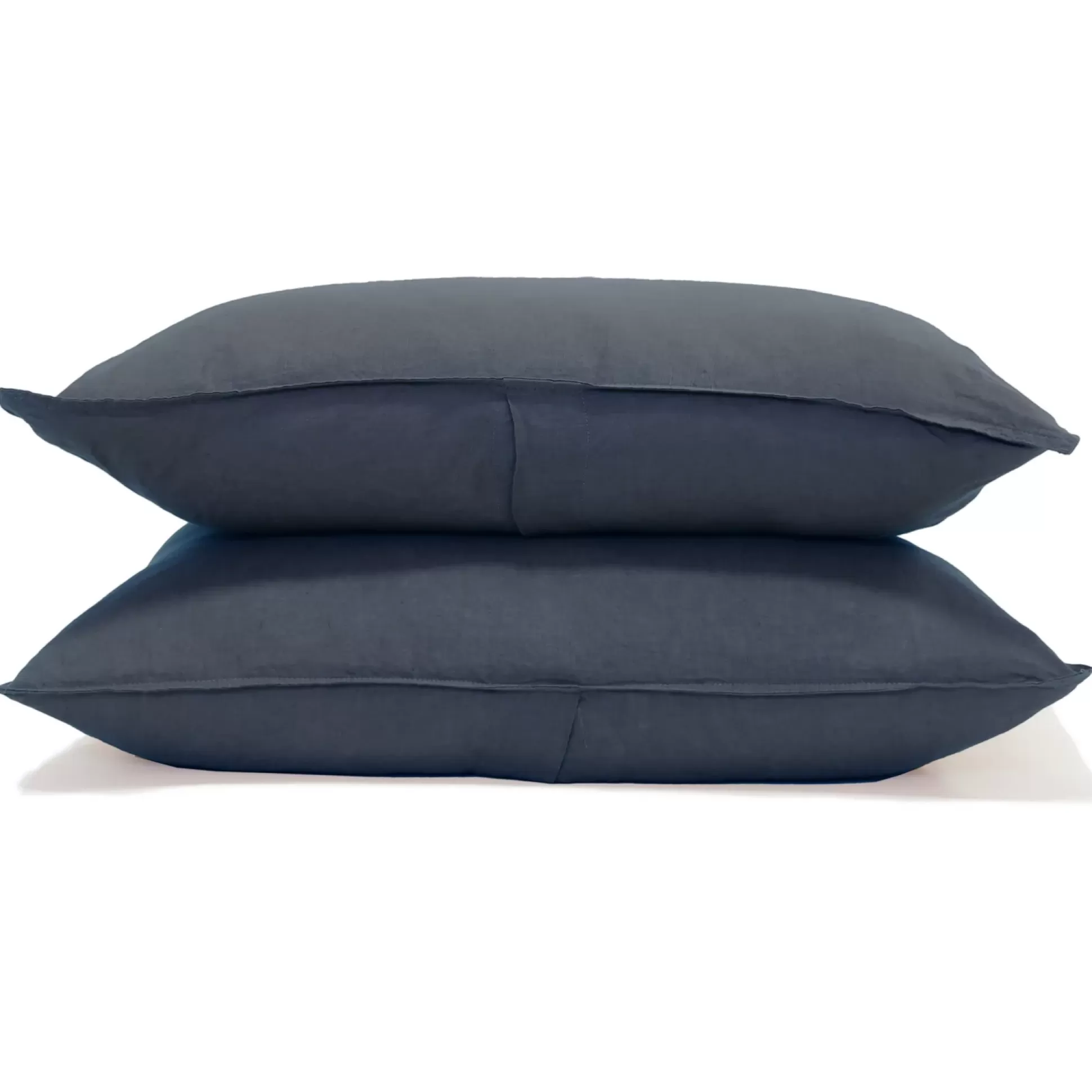 Parker Linen Standard Sham Set, Navy^Be Home Best