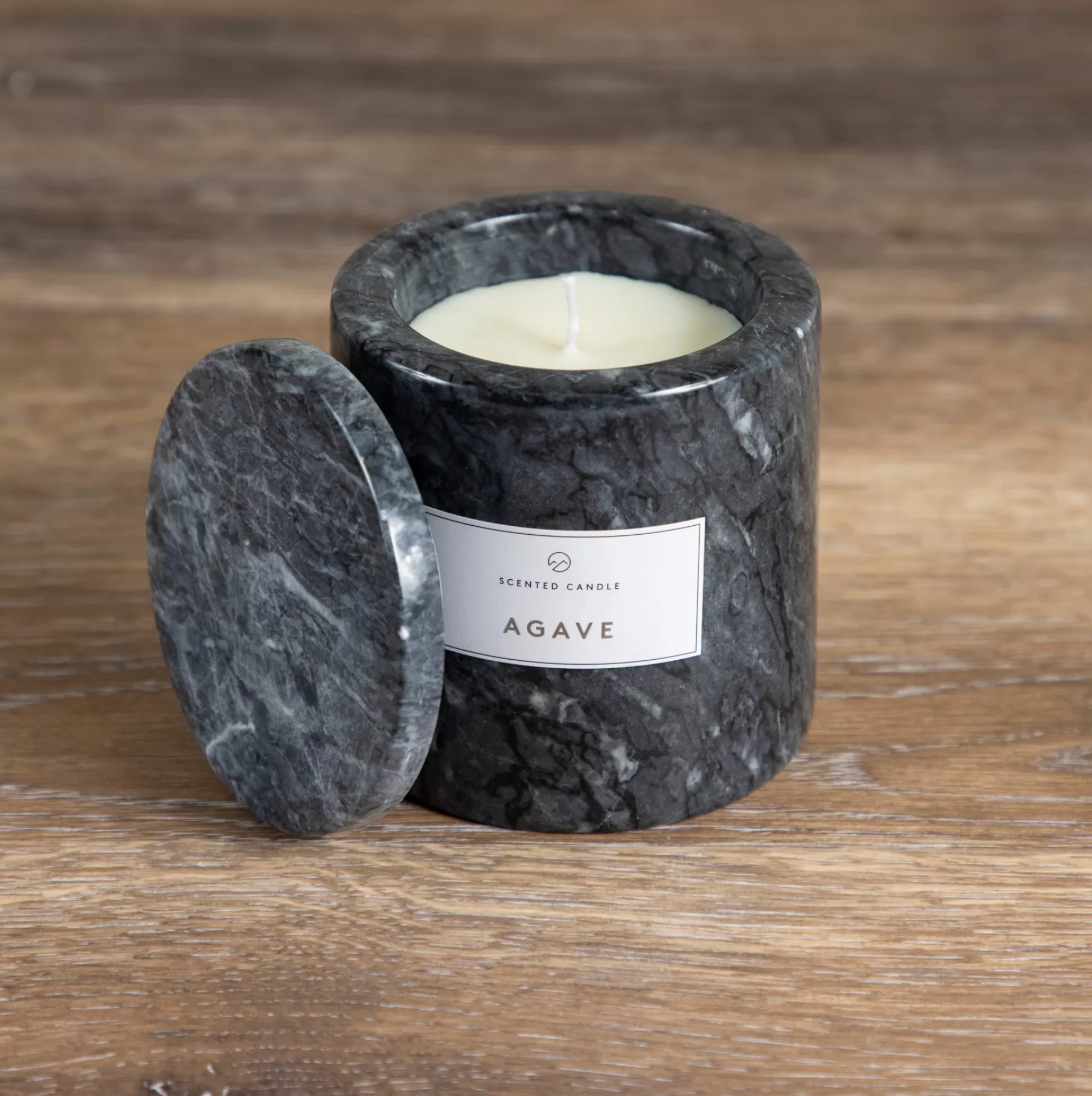 Pesa Marble Candle, Agave^Be Home Online